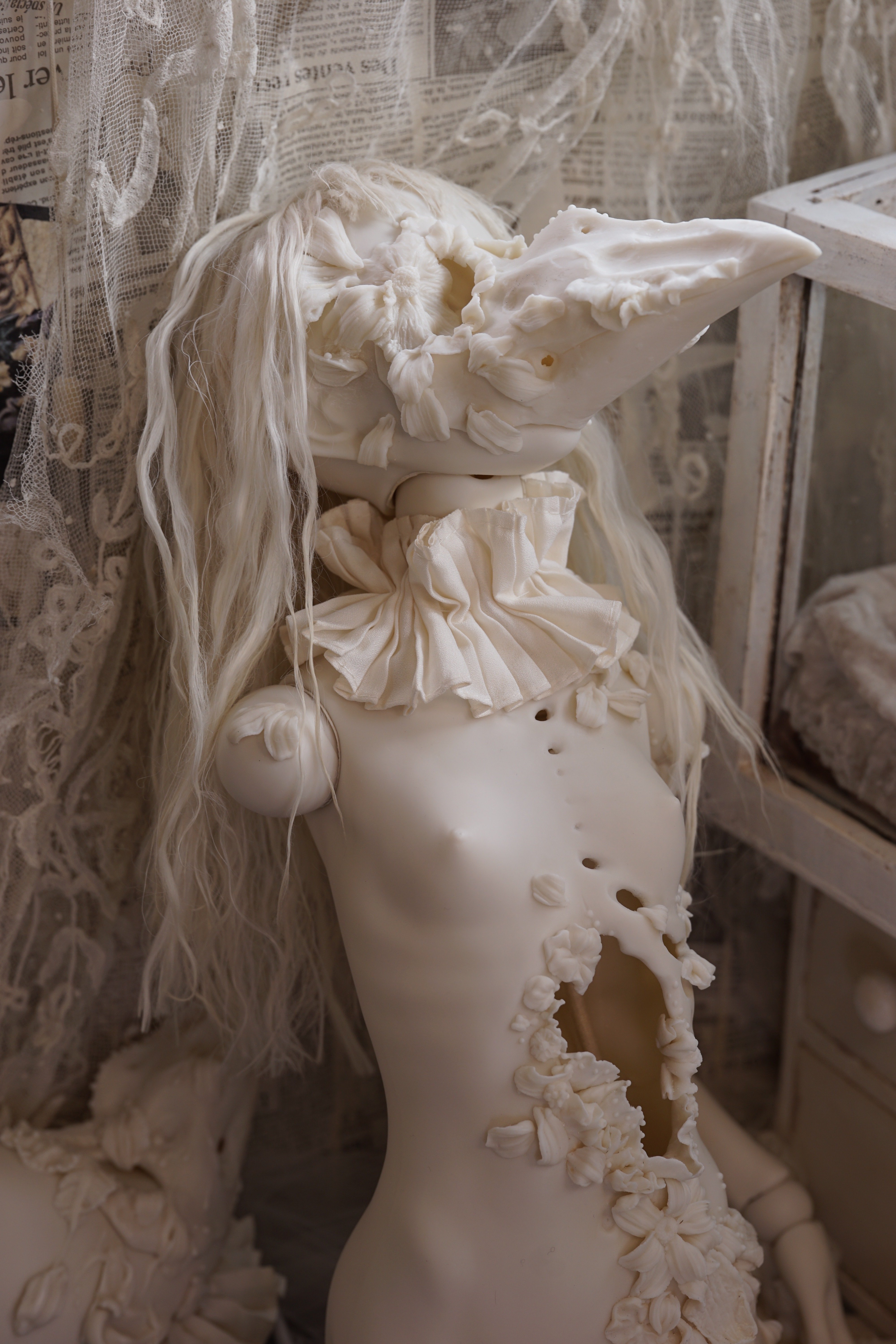 中川多理展「老天使の肋骨 The Costa of the Ancient Angel」⑥骨の葩