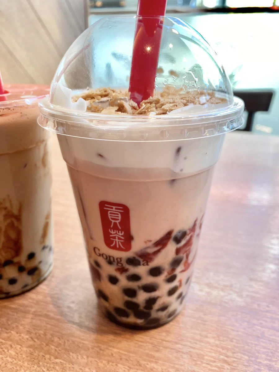 ゴンチャ・ビーンズ阿佐ヶ谷店 (Gong cha)でクリスマス限定？あまおう