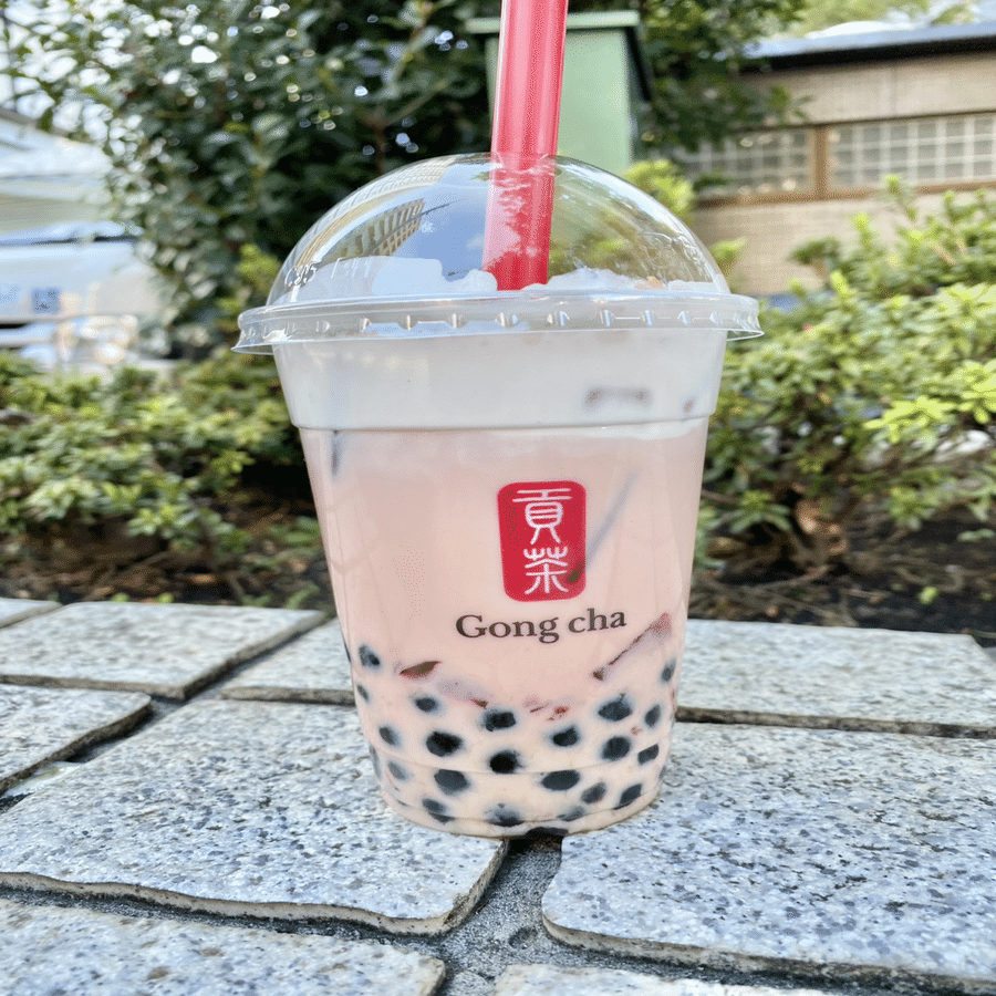 ゴンチャ・ビーンズ阿佐ヶ谷店 (Gong cha)でクリスマス限定？あまおう