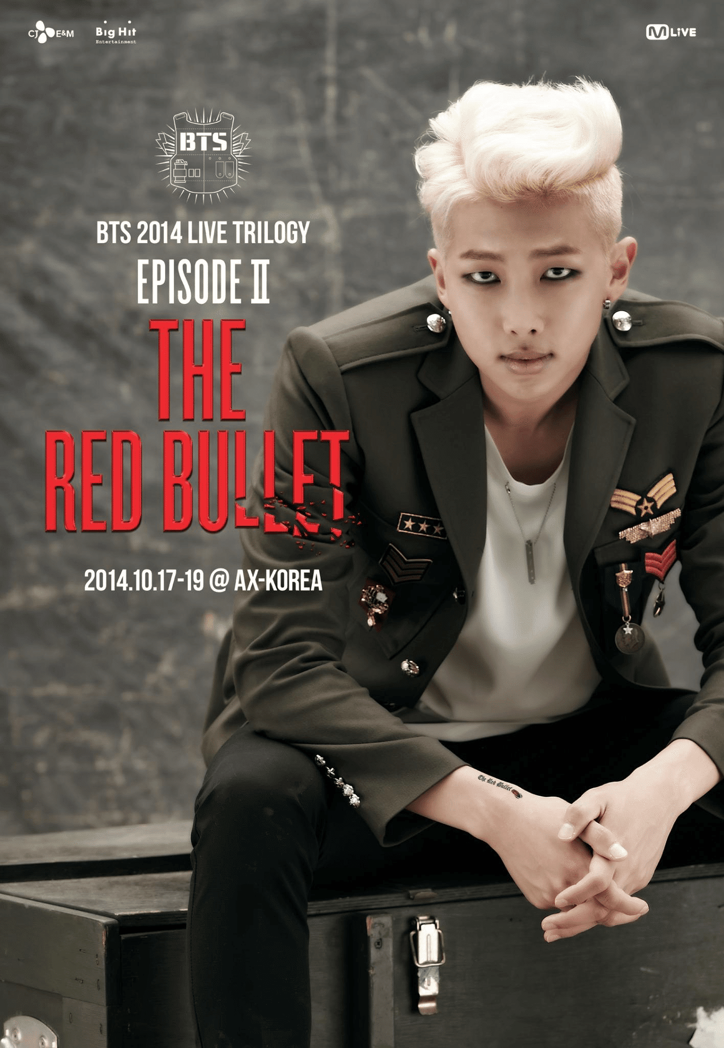 ☆BTS 2014 LIVE TRILOGY ミニポスター all BTS 2014 LIVE TRILOGYEPISODE Ⅱ: THE RED BULLET ポスター