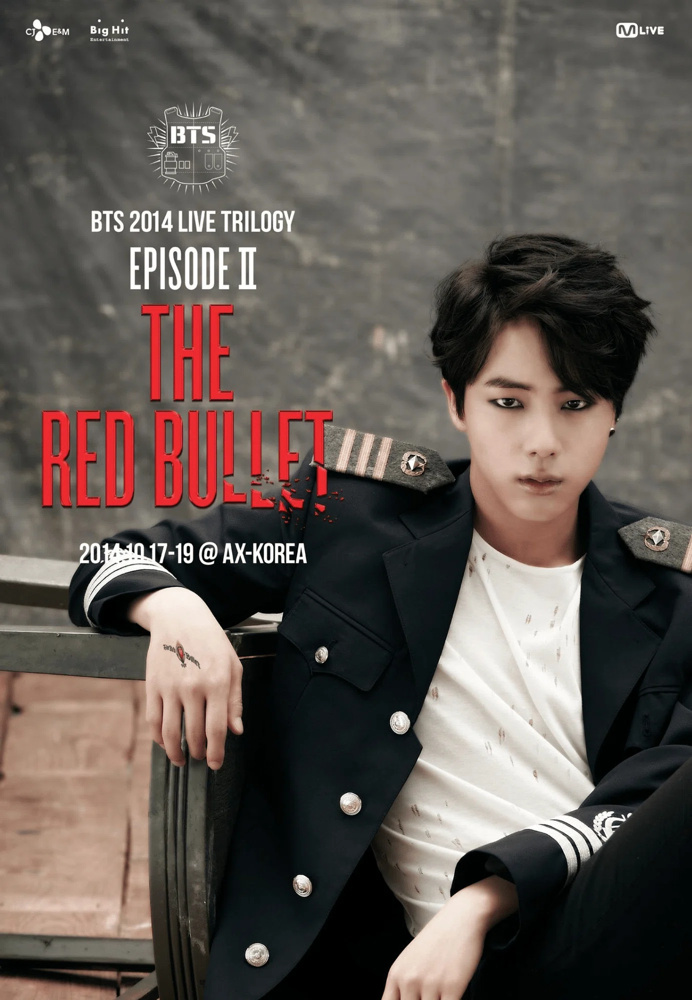 BTS 2014 LIVE TRILOGYEPISODE Ⅱ: THE RED BULLET ポスター BTS 2014 LIVE TRILOGYEPISODE Ⅱ: THE RED BULLET ポスター