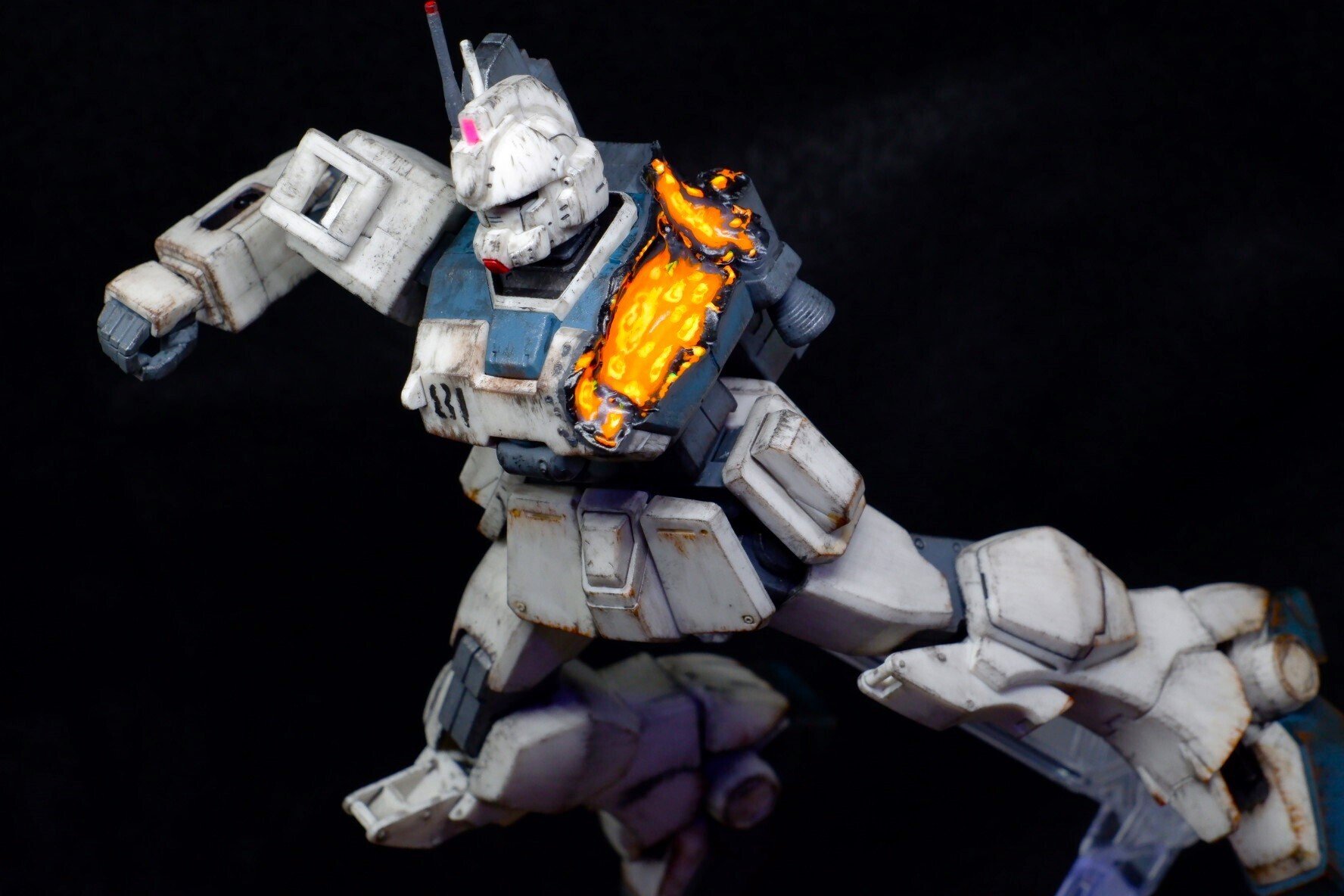 HGUC 1/144 ガンダムEz8 ウェザリング 機動戦士ガンダム 第08MS