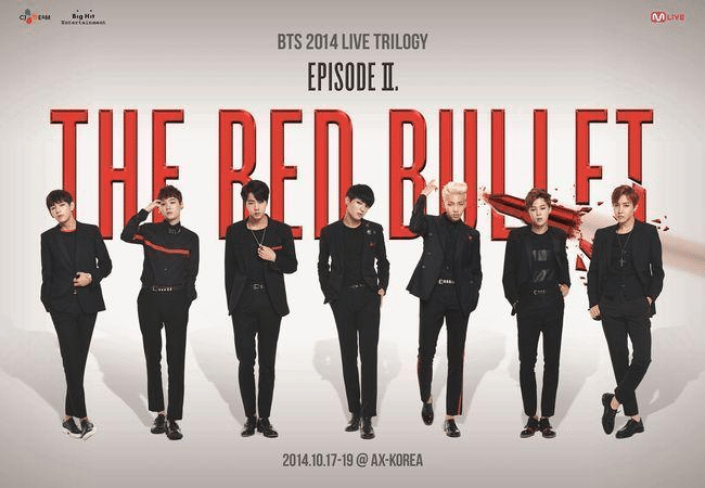 BTS 2014 LIVE TRILOGYEPISODE Ⅱ: THE RED BULLET ポスター