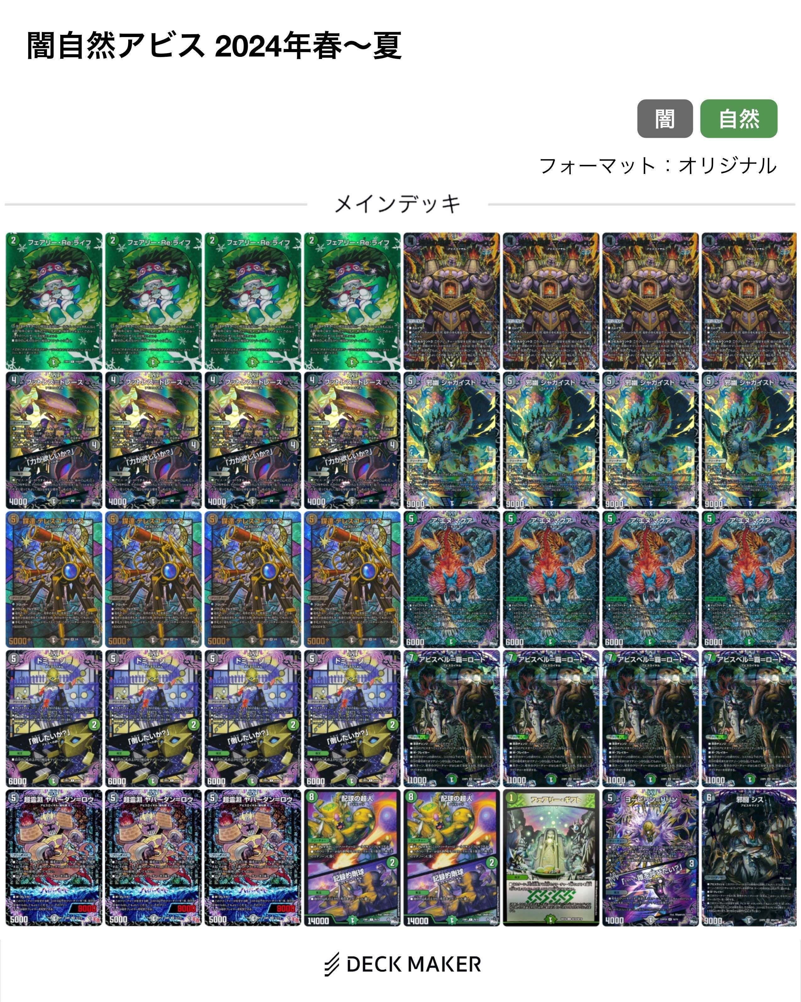 デッキ選択しくじり先生 デュエマAdvent Calendar2024 2日目｜のすけ