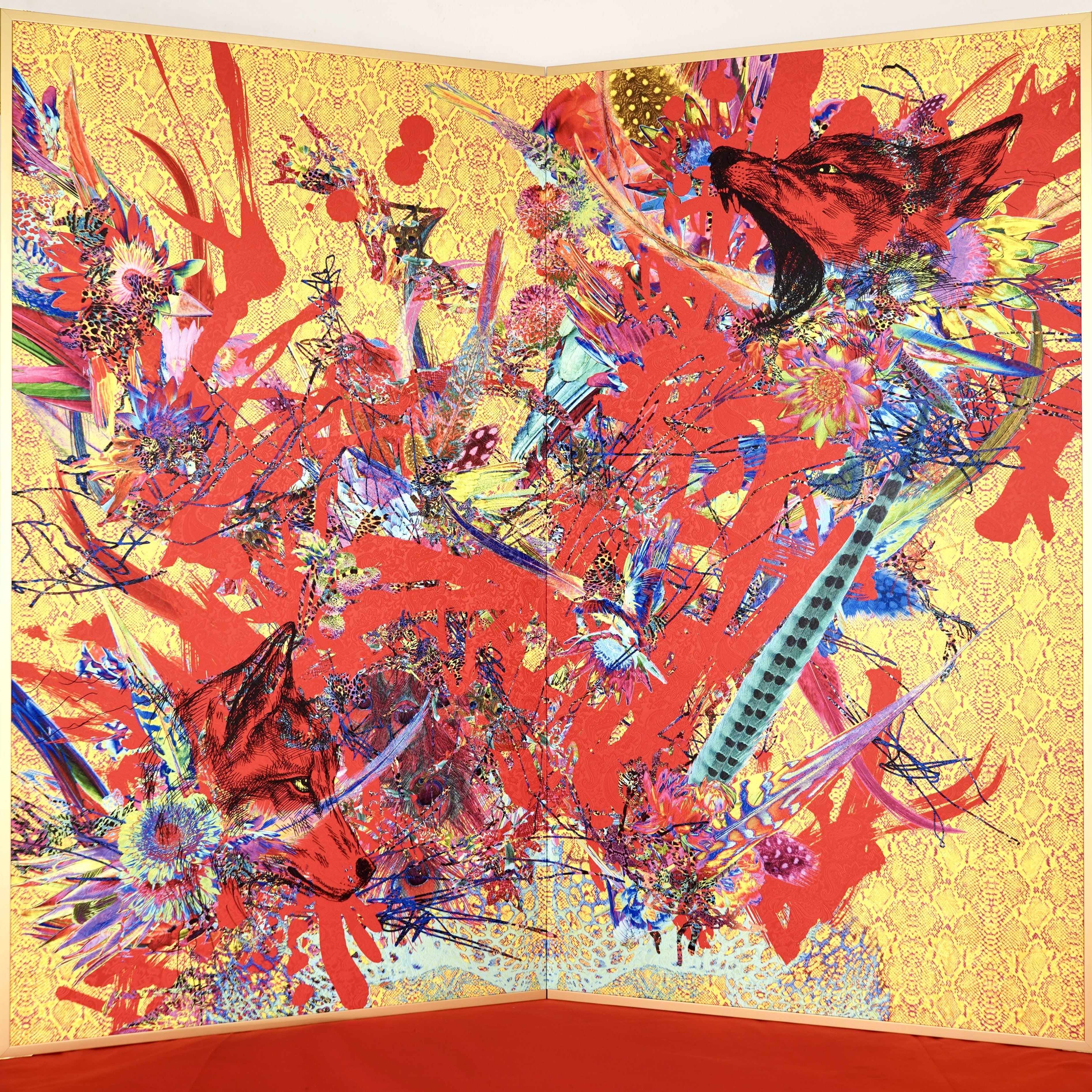 川 芸術作品 神奈川県民ホールギャラリーで開催される「ミヤマケイ×華雪 ことばの