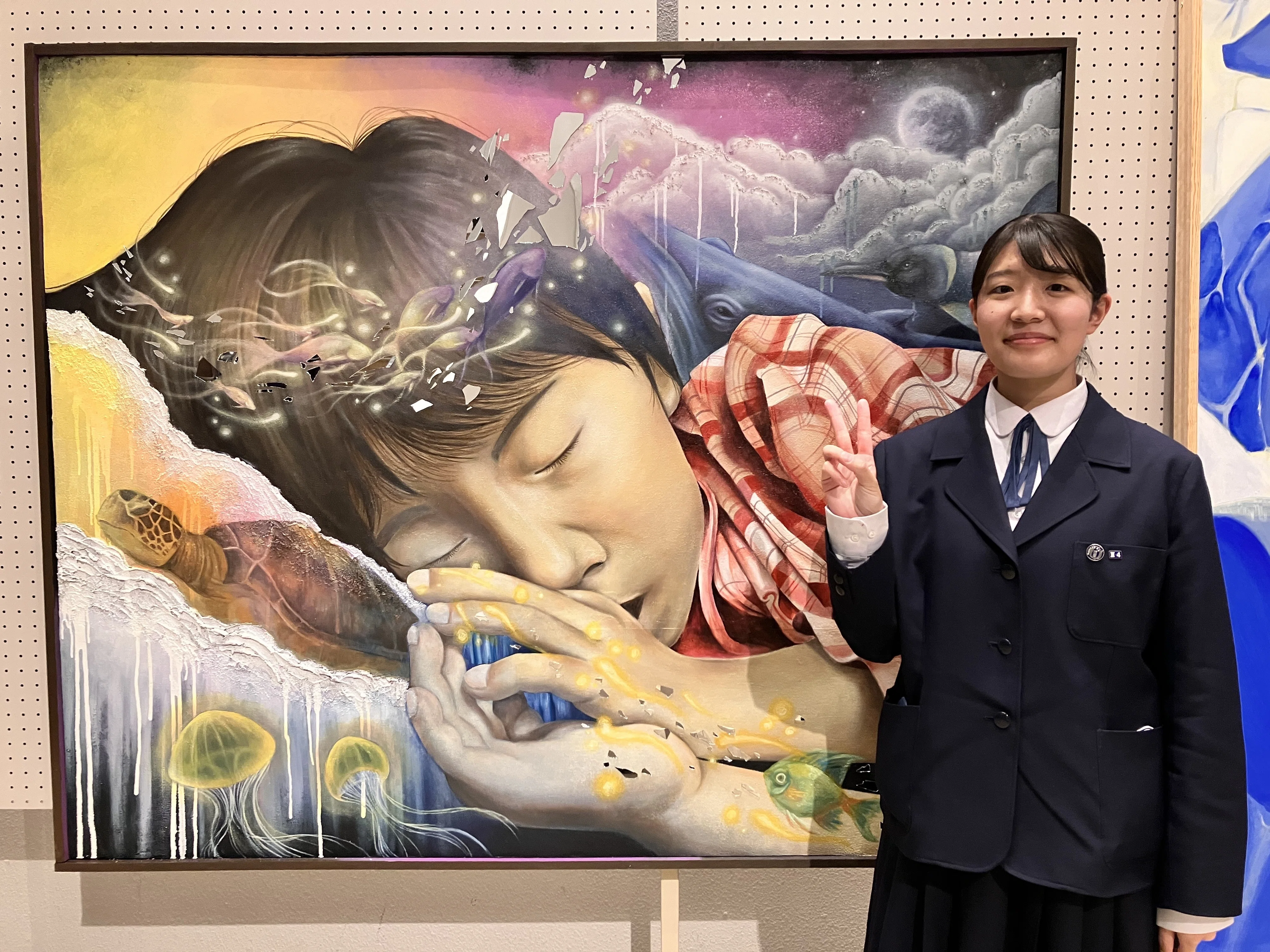 美術部、頑張りました！｜遠野高等学校