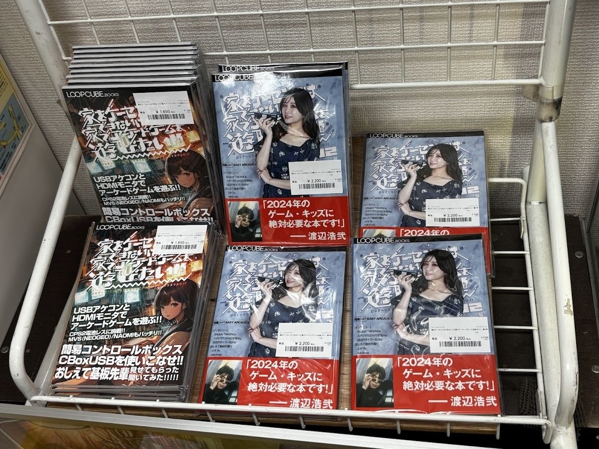 新刊『家をゲーセンにはできないけど家でアーケードゲームを遊び