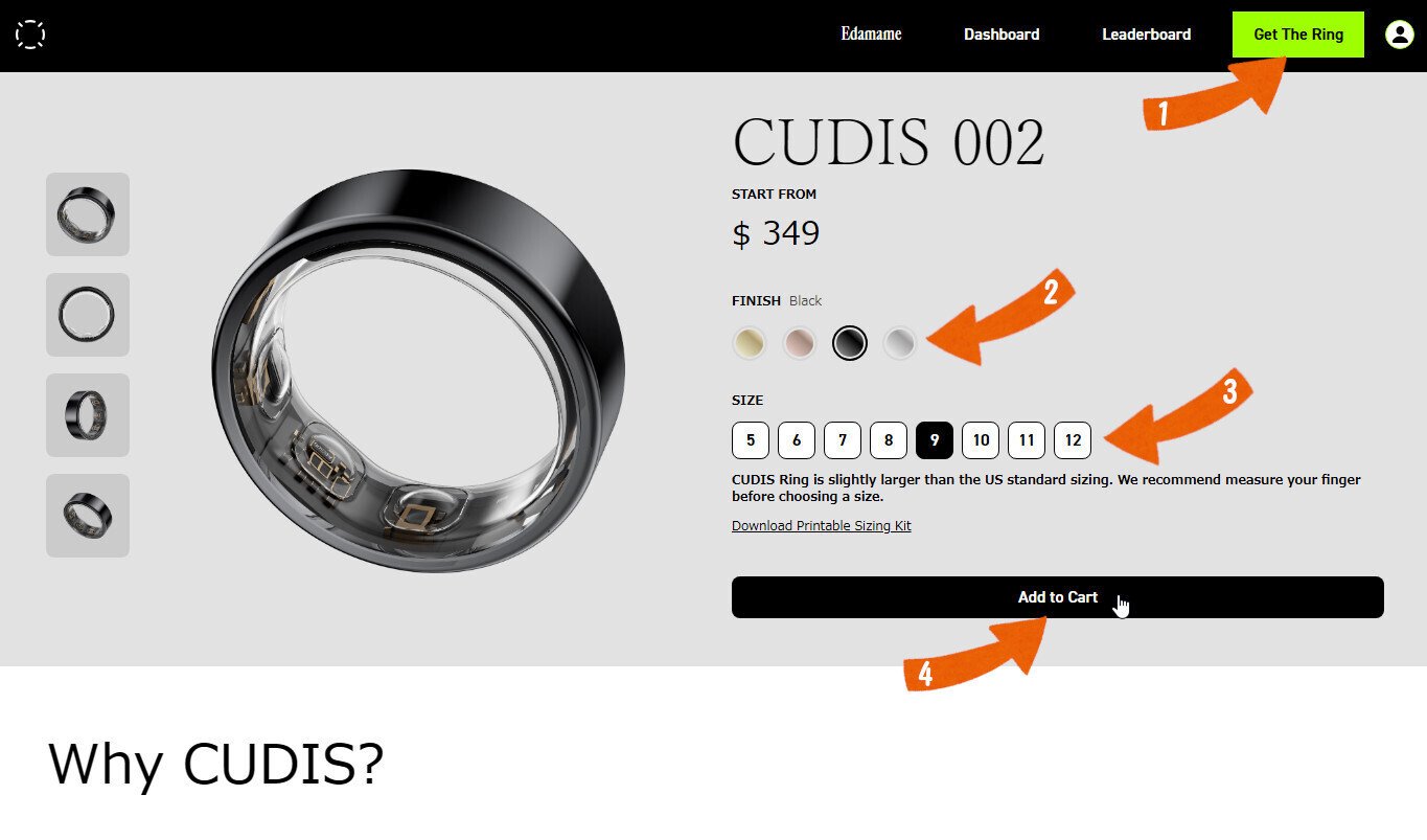 一般販売】CUDIS RING 002の買い方を解説してみた!|賢明なる 一般販売】CUDIS RING 002の買い方を解説してみた!|賢明なる