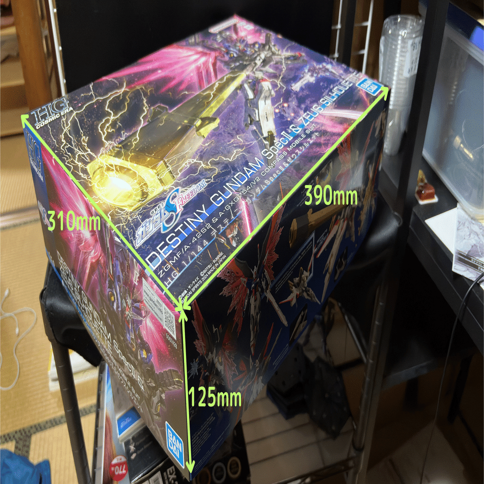 箱がデカすぎる！その箱絵にもびっくり！｜ガンプラ難民 in 岐阜 友達