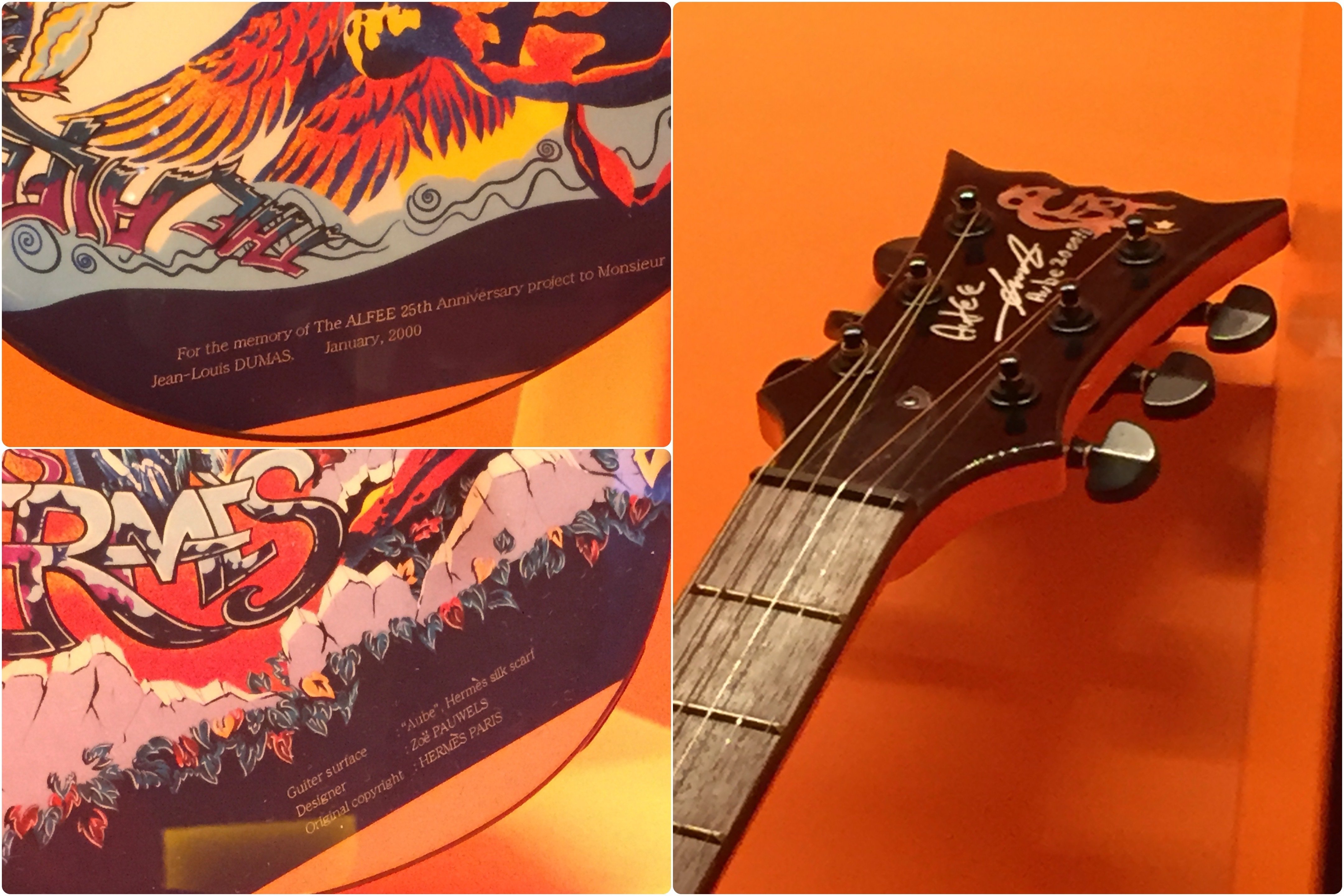 Hermès × THE ALFEEコラボスカーフ HERMES エルメス スカーフ カレ90 THE ALFEE 25周年記念 AUBE