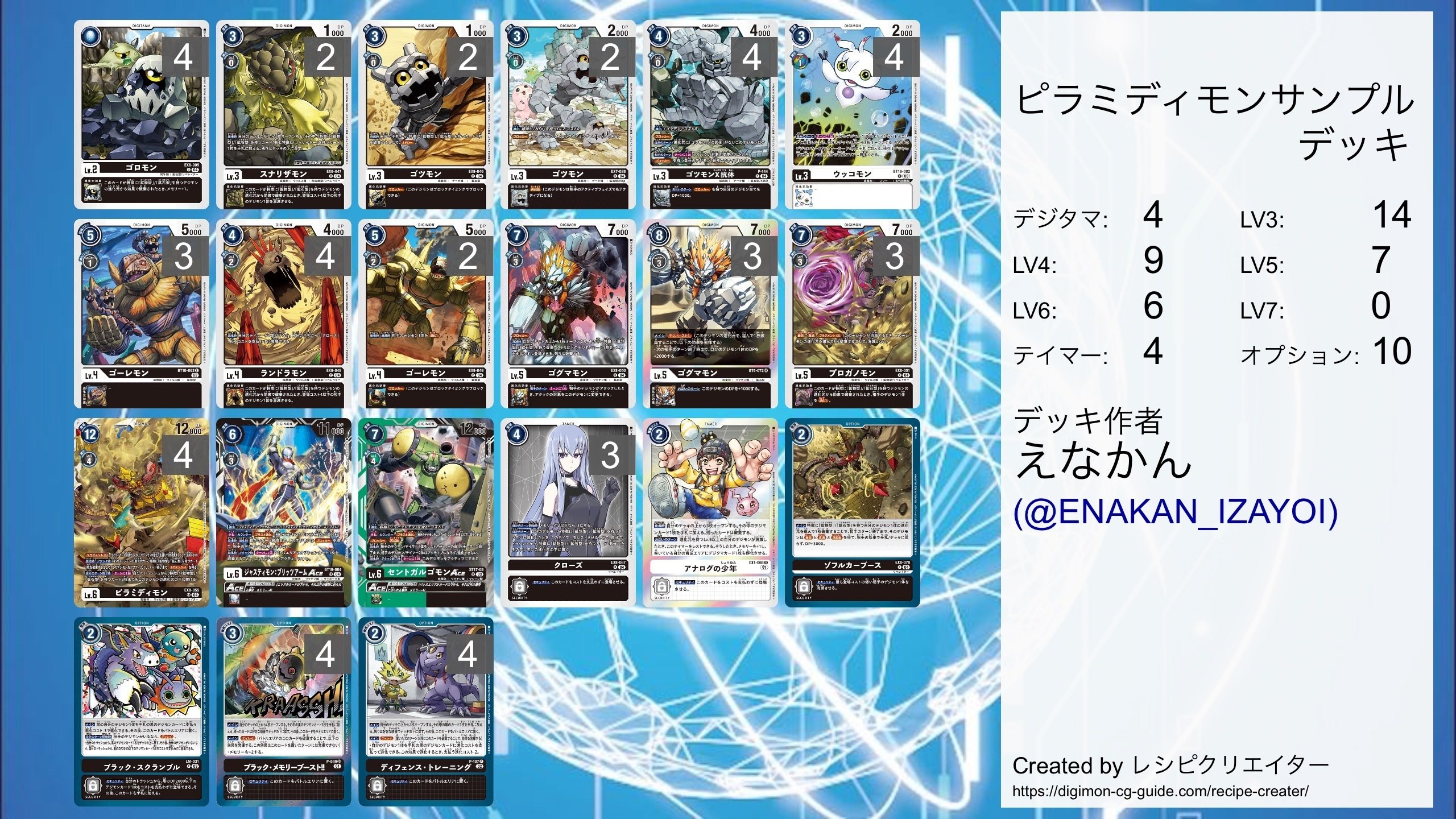デジカ】EX08をザックリ触れてみる【ピラミディモン編 デジカ】EX08をザックリ触れてみる【ピラミディモン編