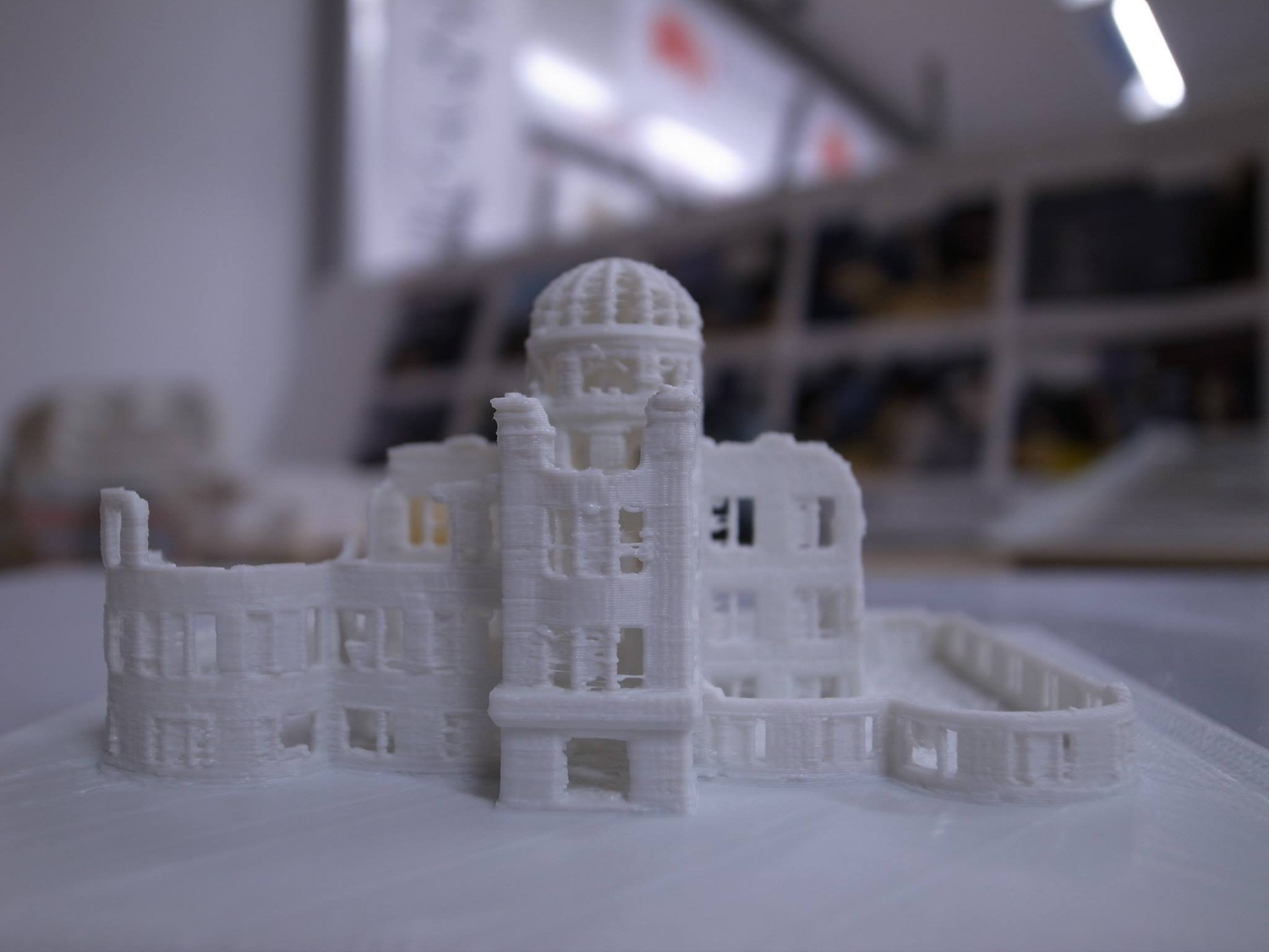 被爆70年 /2016/ 原爆ドーム・産業奨励館カラー3Dモデル｜染岡 慎一