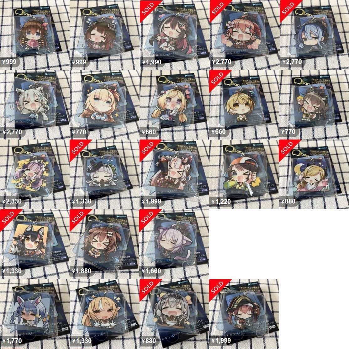 ホロライブのランダムグッズのお値段｜mercarina