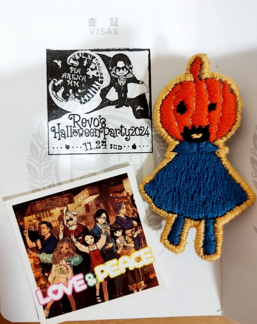 Revo’s Halloween Party2024プレミアムシートグッズセット サンホラ】Revo's Halloween Party 2024 2日目レポ｜睡狐