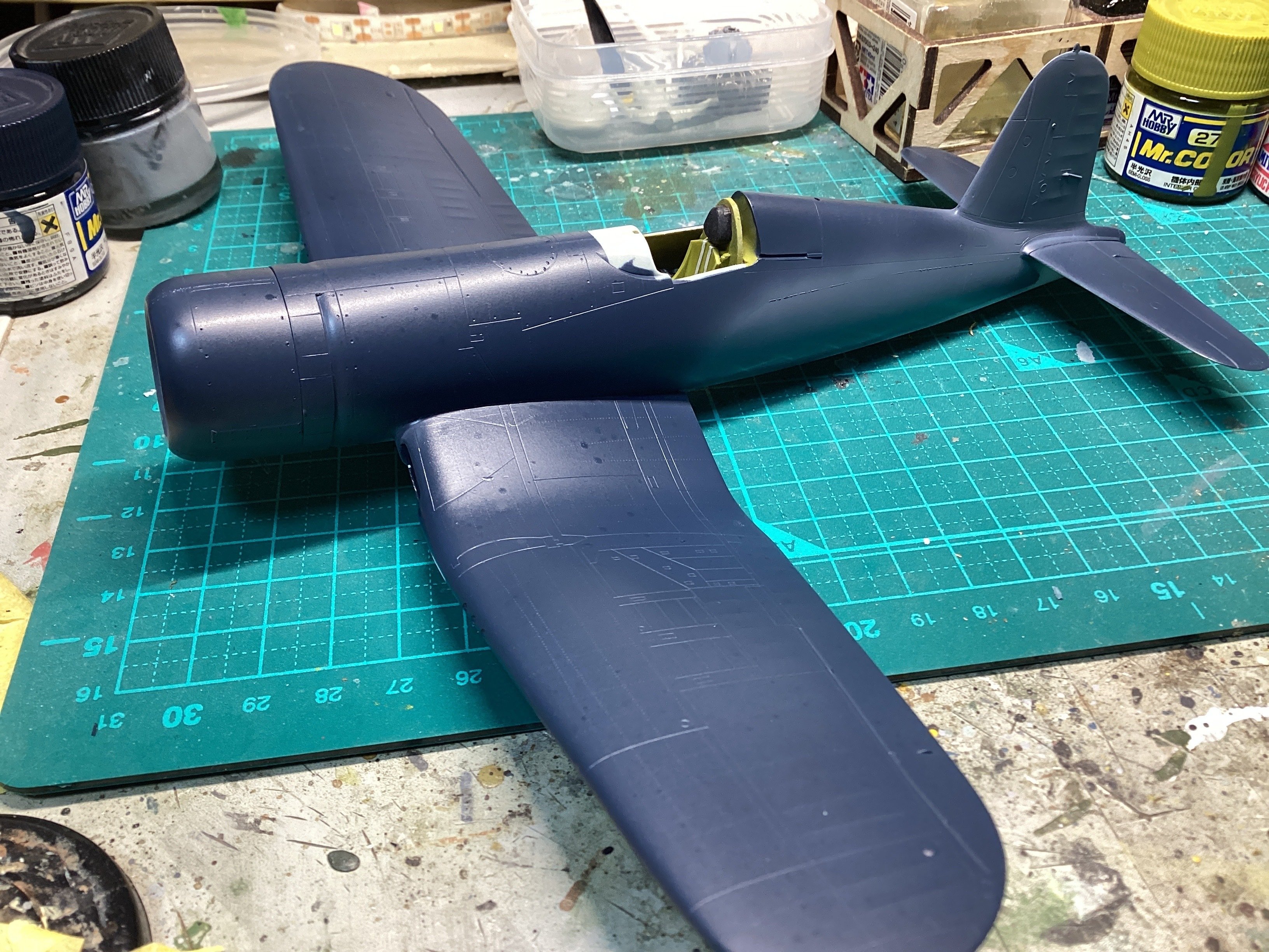 1/48旧オオタキコルセア完成品 コルセアF4U-1A (アリイ（旧 オオタキ） 1/48) ＞ 飛行機