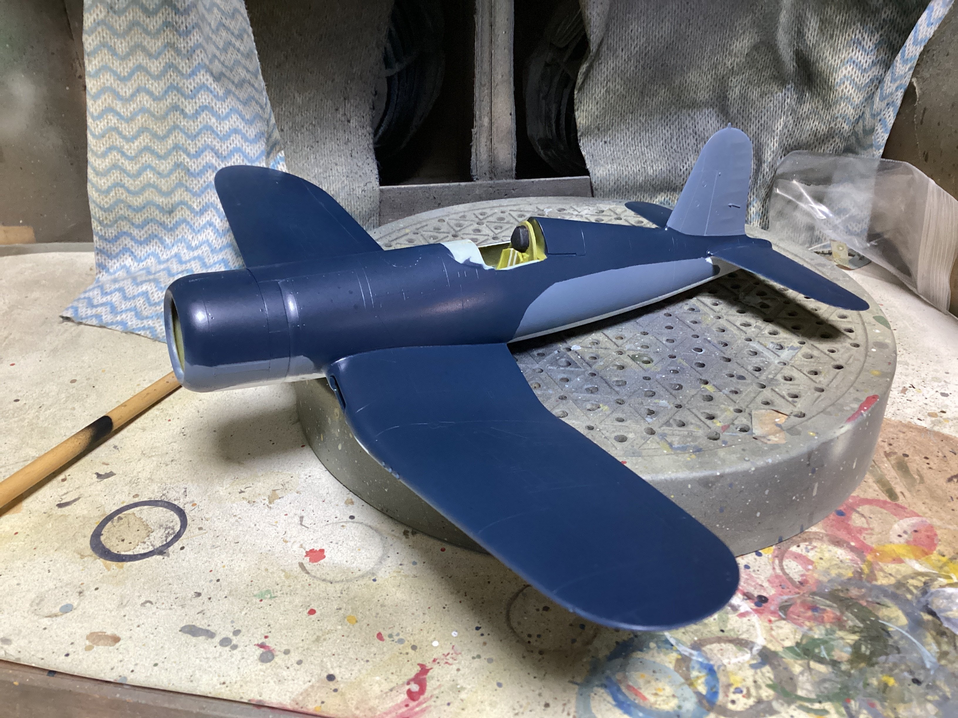 1/48旧オオタキコルセア完成品 コルセアF4U-1A (アリイ（旧 オオタキ） 1/48) ＞ 飛行機