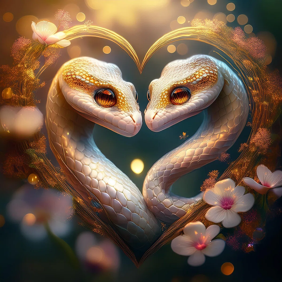 Adobe Firefly(AI)で描くかわいい蛇たち｜HIROYO｜Culture Architect 