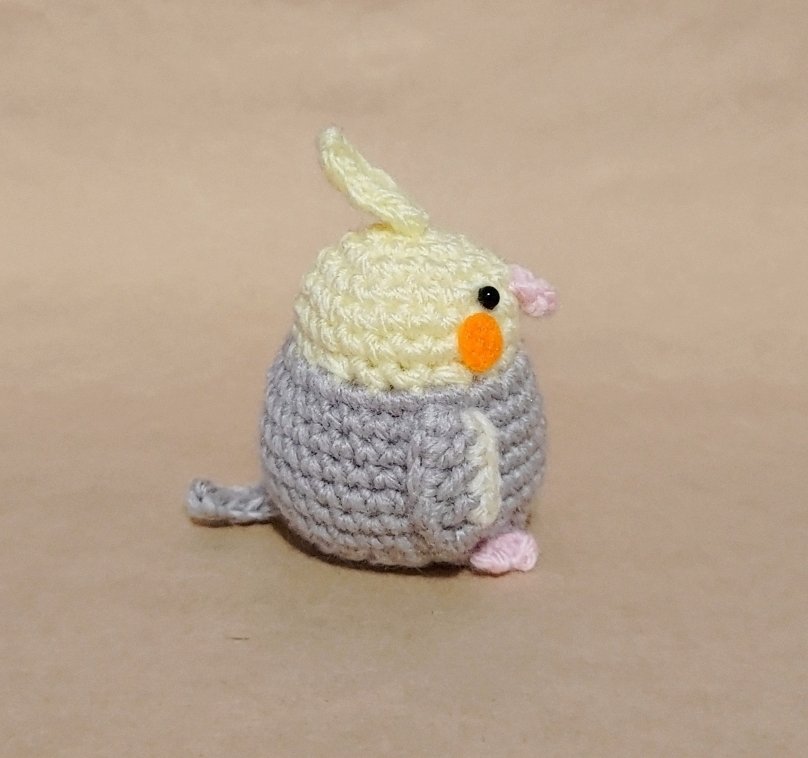 編み物】オカメインコのあみぐるみ｜Min