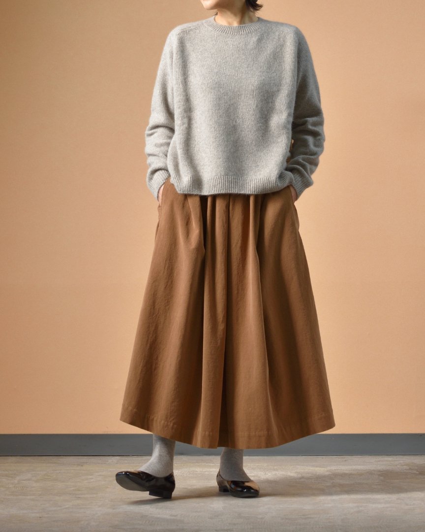 evam evaウールフォックスプルオーバー