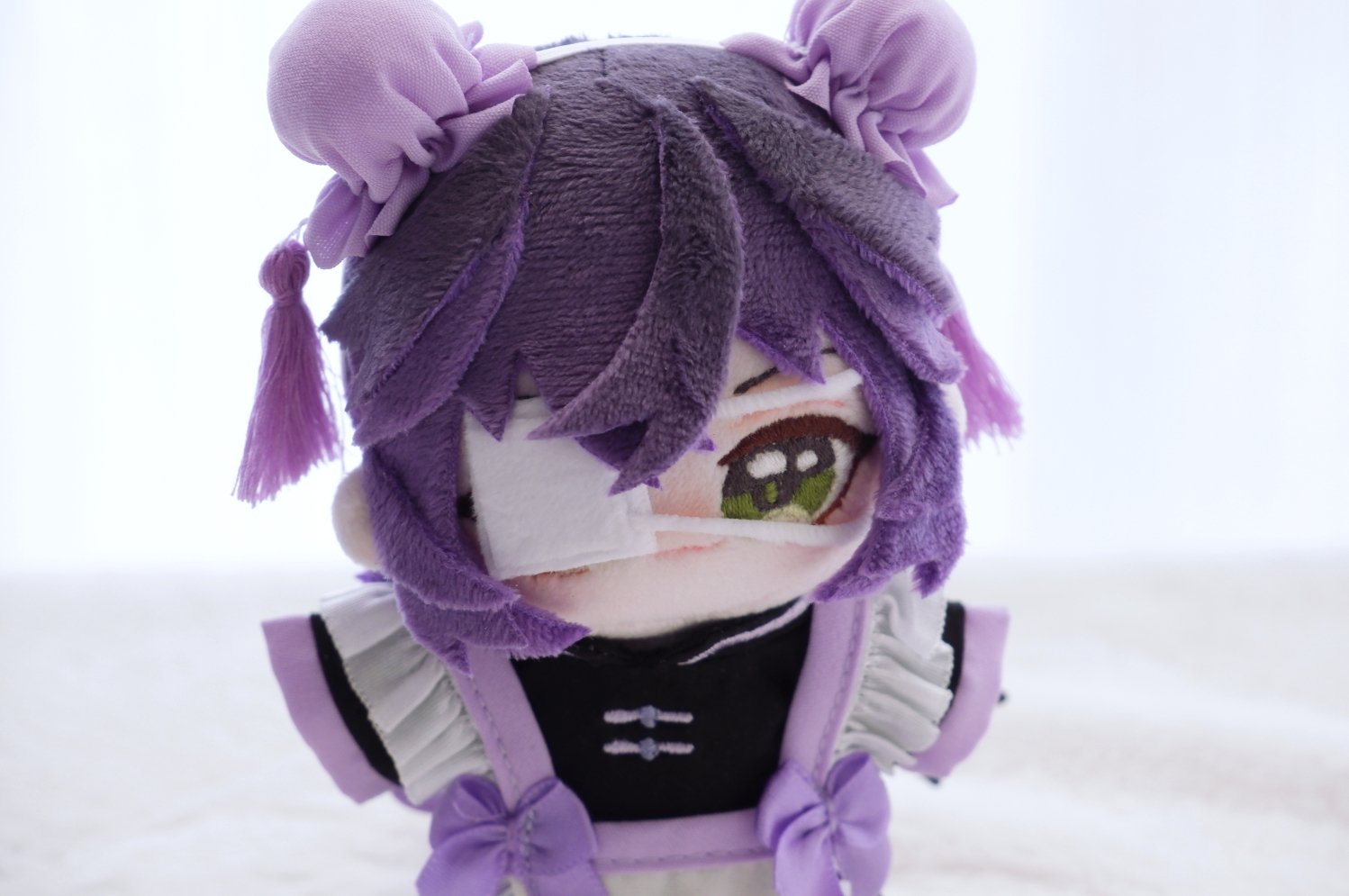 自作ぬいぐるみ・紫の子 ぬい作りであきらめない心を鍛えさせられた記録｜キミカゲ(君影草)