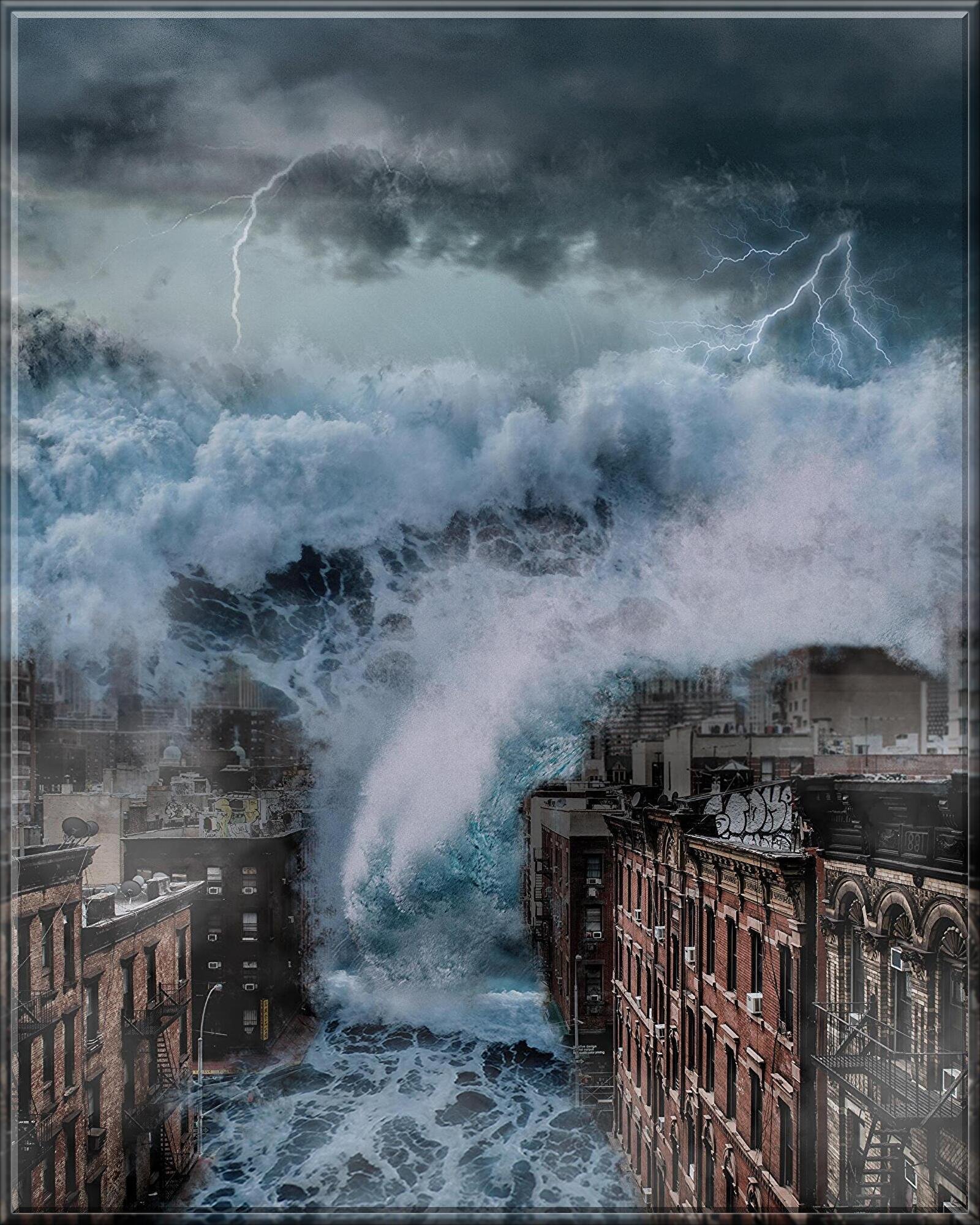 ショクノロジー「ビール津波大洪水」｜ジョー「鏡面反射のデジタル