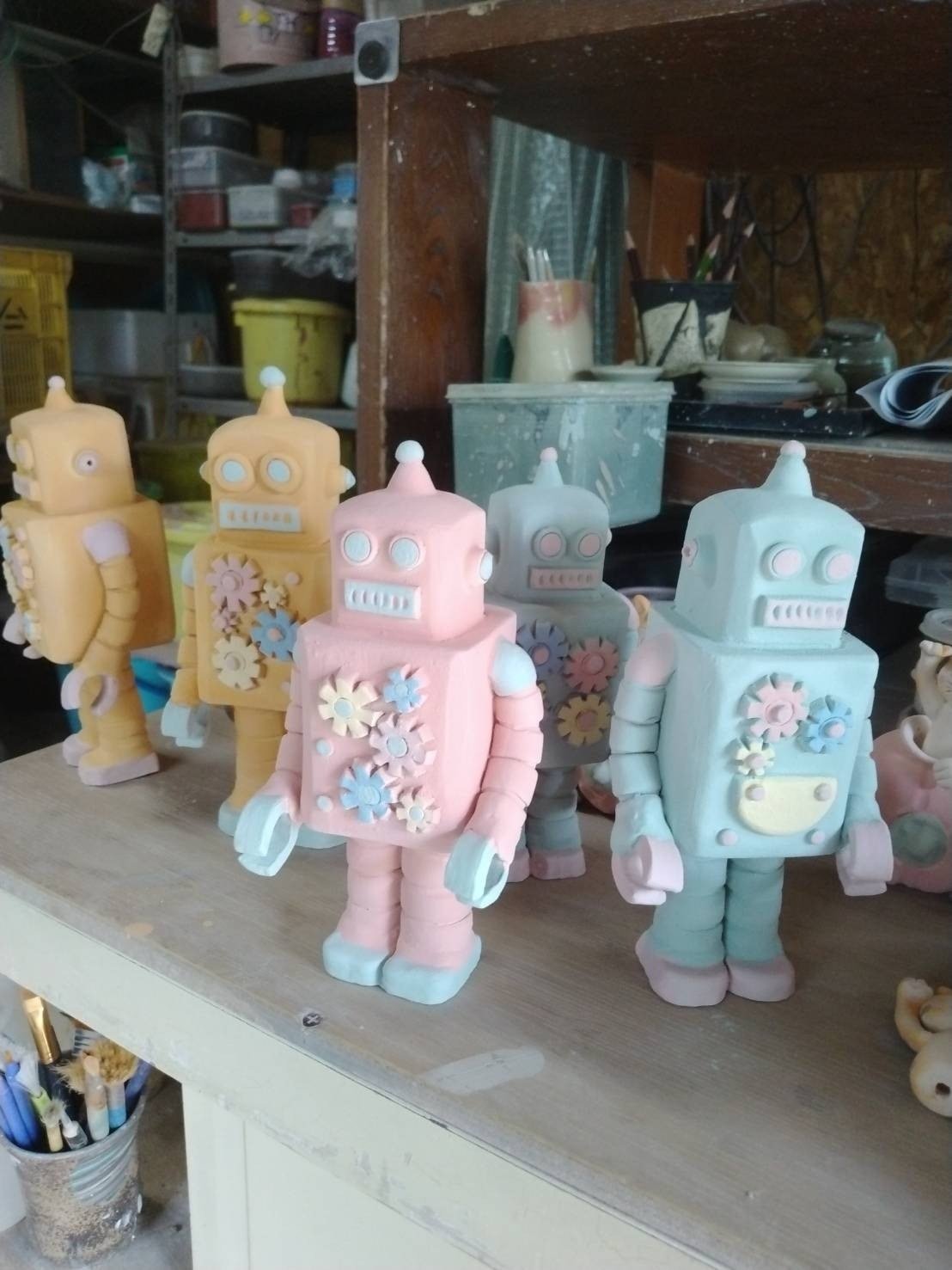 僕はみんなを守るヒーローになるんだ！｜益子焼ロボット誕生物語｜陶芸