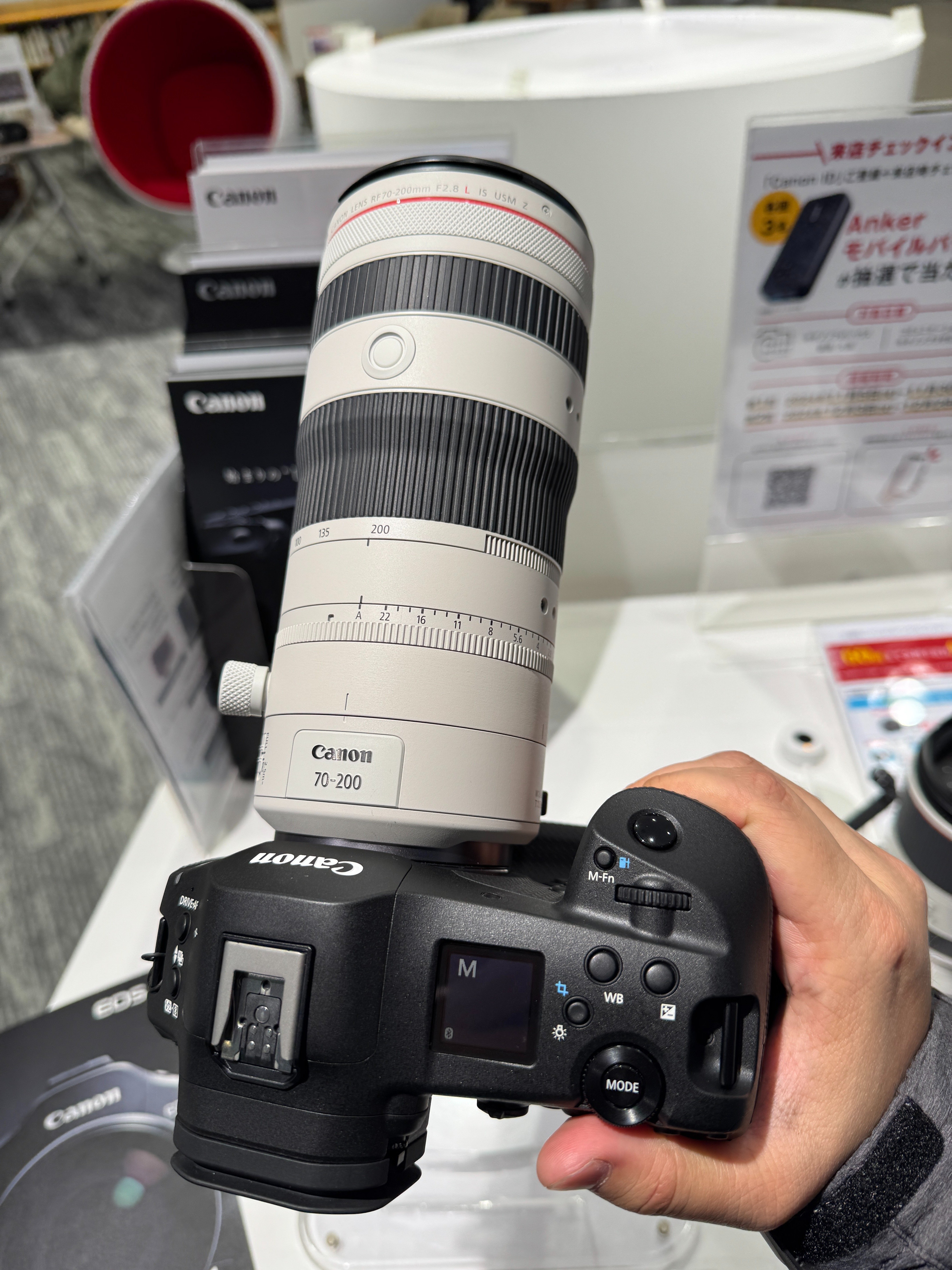 CanonショールームでRF70-200mm F2.8 L IS USM Zを見てきた|タカシ CanonショールームでRF70-200mm F2.8 L IS USM Zを見てきた|タカシ
