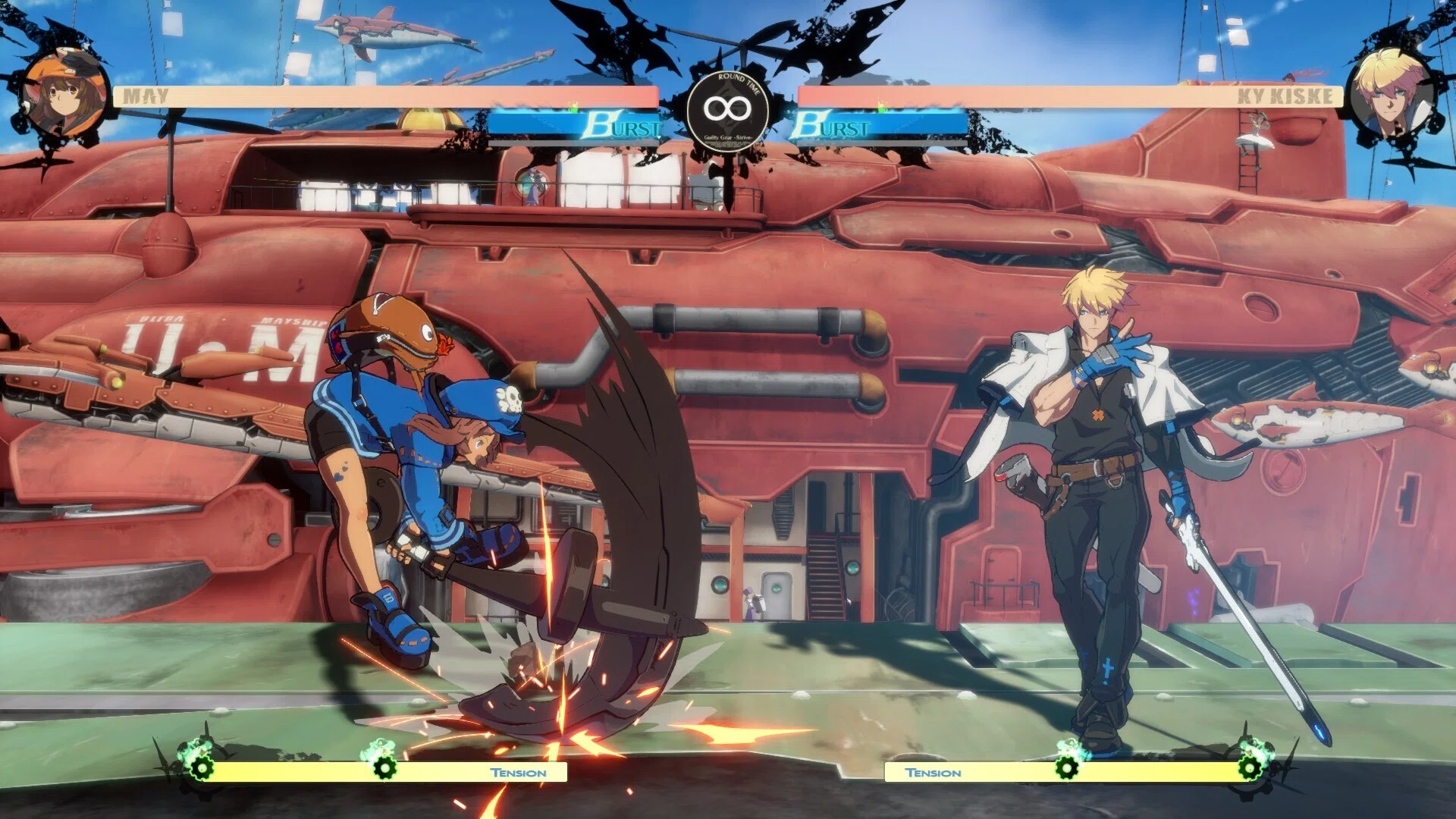 【再値下げ】cavezarosso ストライプキルティングベスト ギルティギアストライブのススメ｜なお