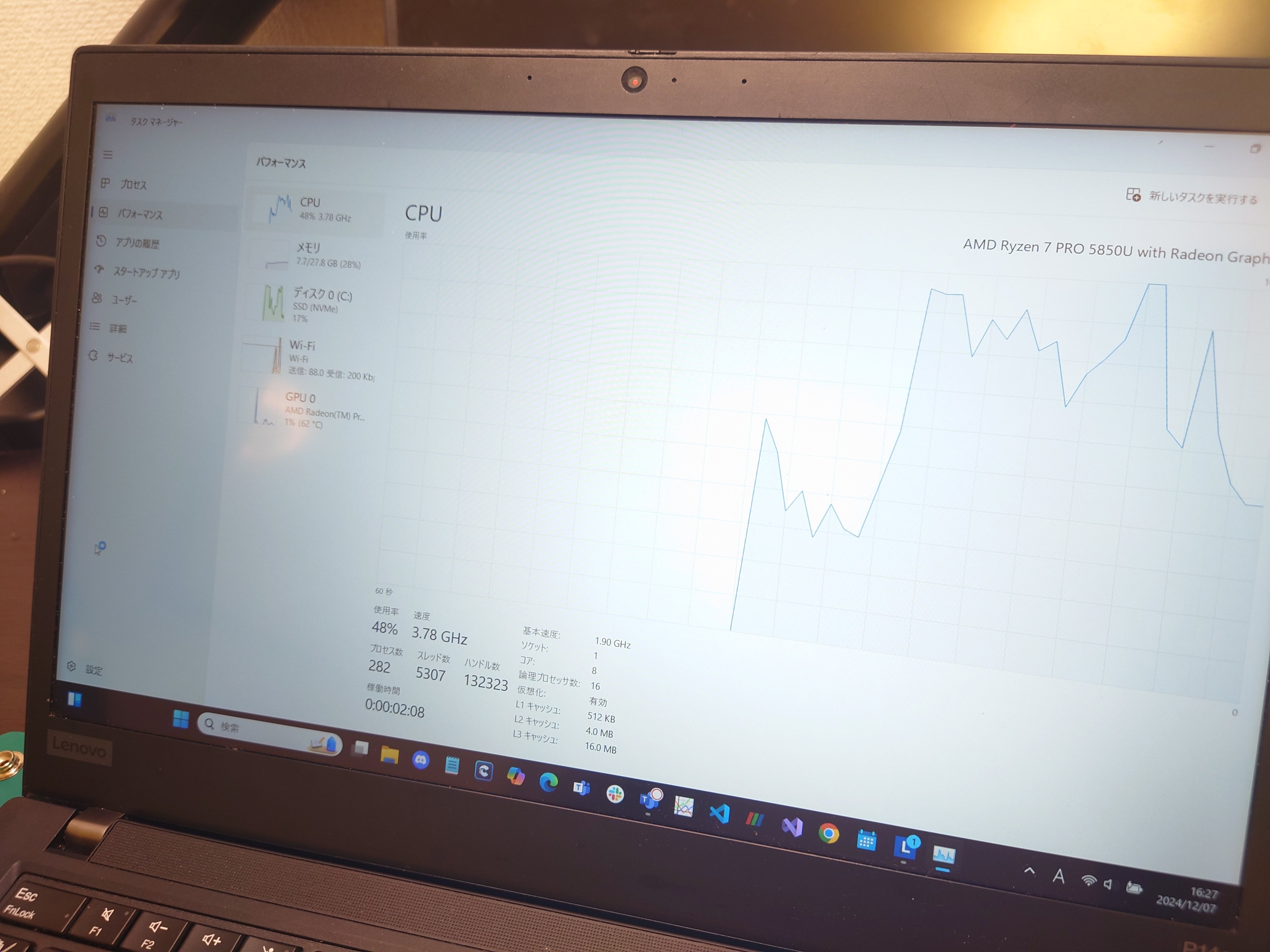 ノートPCの電源ポートが壊れたので開けて確認してみた(Thinkpad P14s
