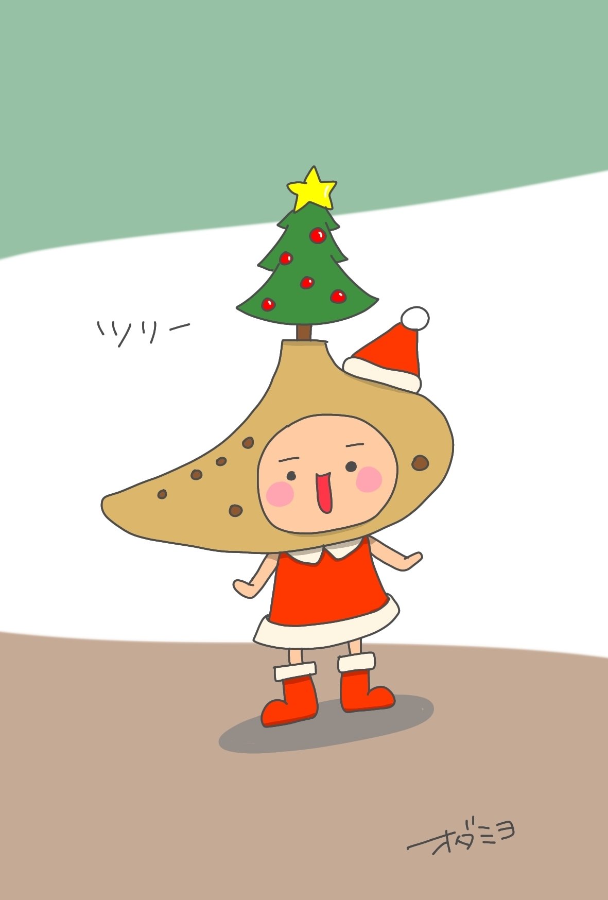 オカリナさん・今日のイラスト｜オダミヨ