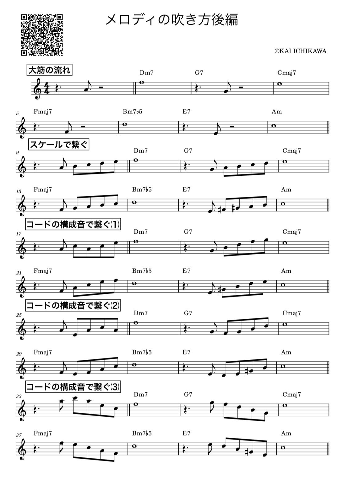 メロディフェイクのアプローチ！枯葉をメロディックに吹きこなす