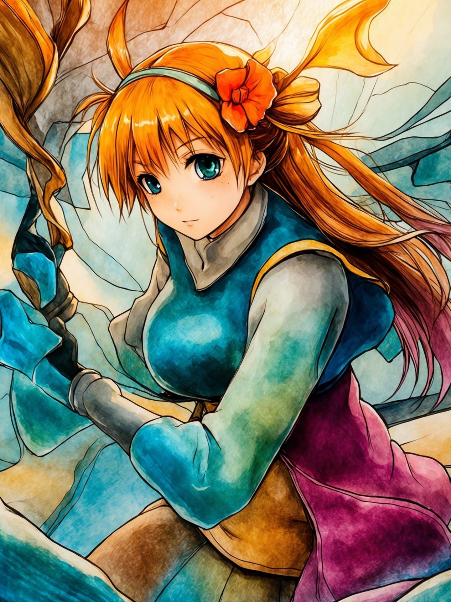 Leonardo.Aiは、抽象画を《可愛い系アニメキャラ》に変換してしまう