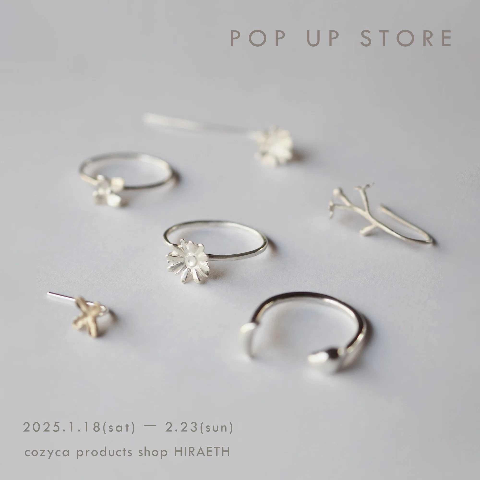 ayano otsubo pop up fair（2024/1/18-2/23）｜表現社 cozyca products
