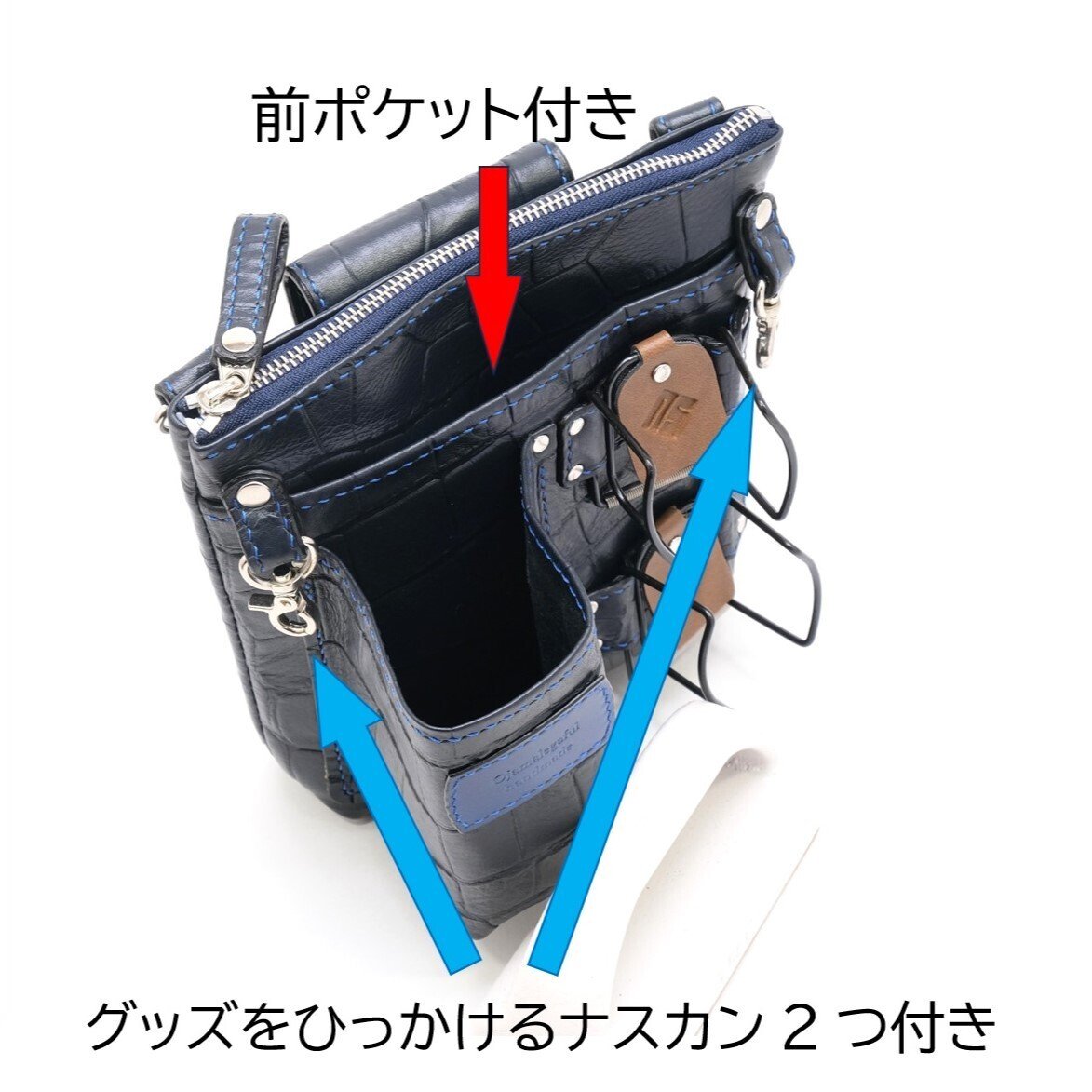 レザークラフト作品373～パークゴルフ・グラウンドゴルフポーチver3  