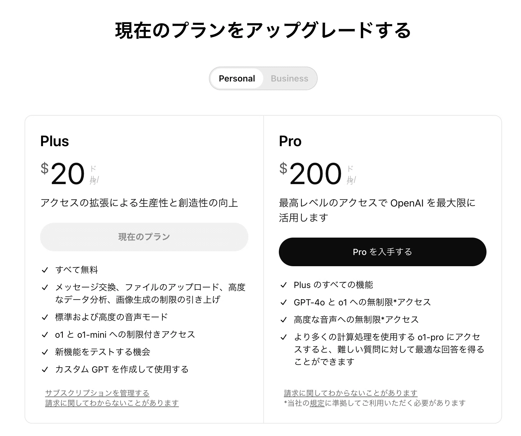 ChatGPT Proの導入検討メモ｜泉山塁威｜RuiIZUMIYAMA