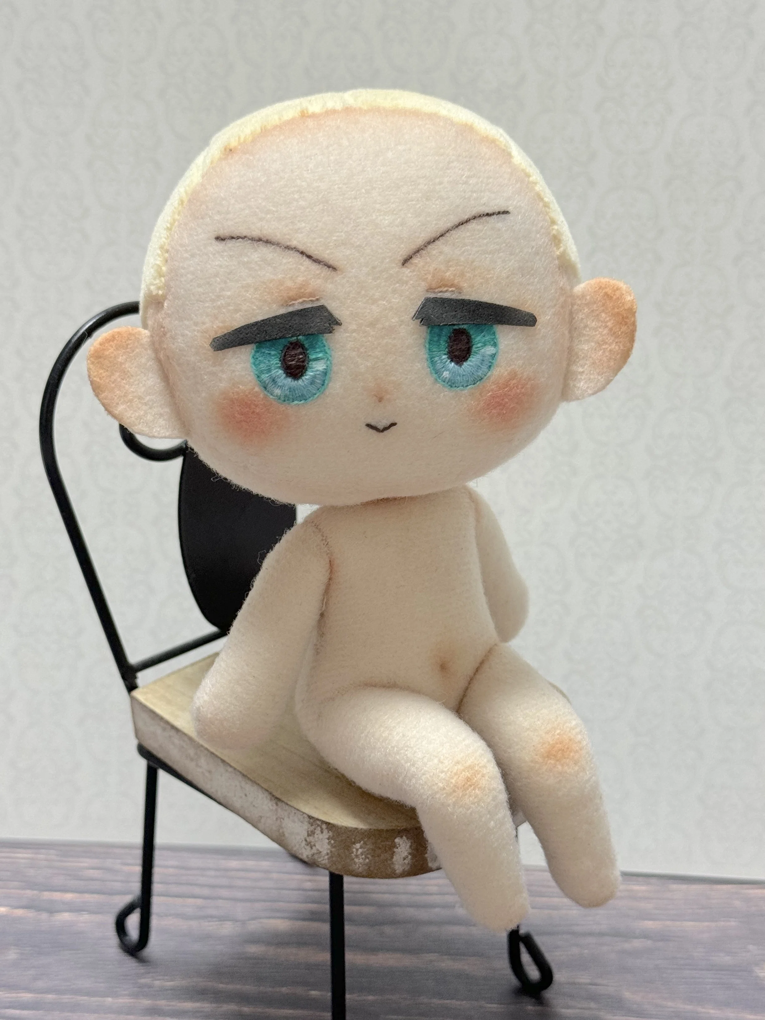 腰掛けぬいぐるみの型紙と作り方｜LINK