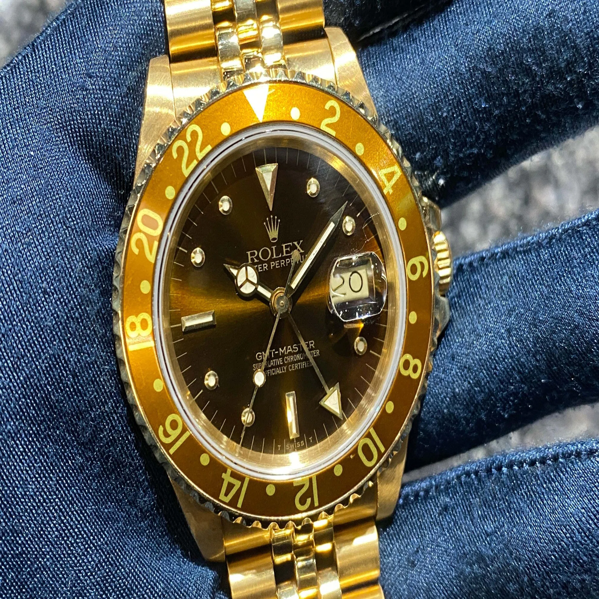 金無垢GMTマスター 16758 フジツボ オールトリチウム 83年｜金子 剛