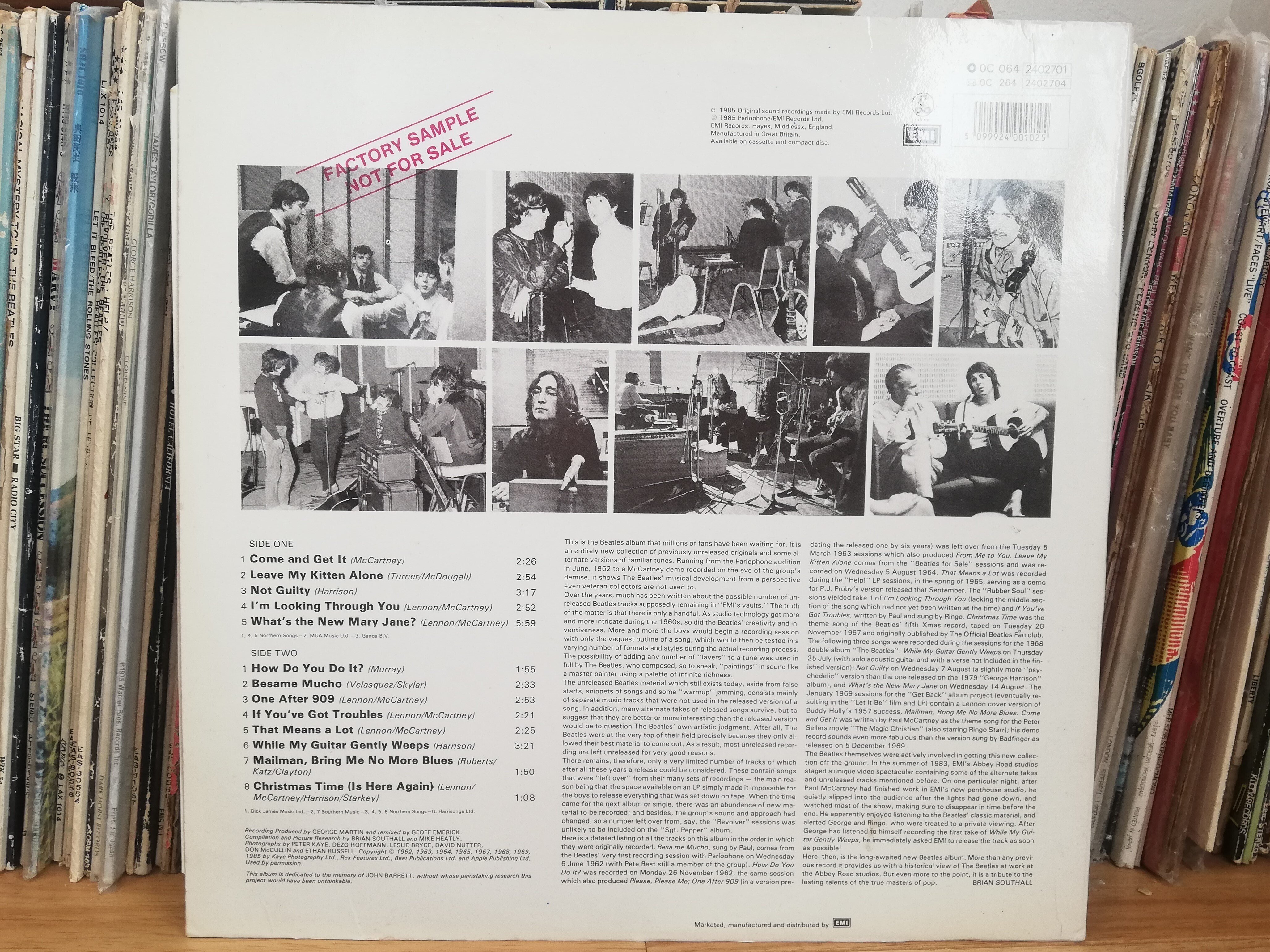 【未発売】ビートルズ LEAVE MY KITTEN ALONE スリーブのみ Beatles Leave My Kitten Alone 45 Picture Sleeve John Lennon
