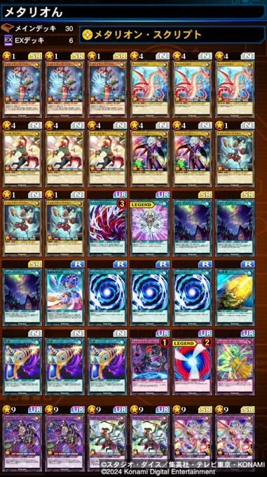 デュエルリンクス（RUSH）Ver8.0環境投稿デッキレシピまとめ｜リェロン