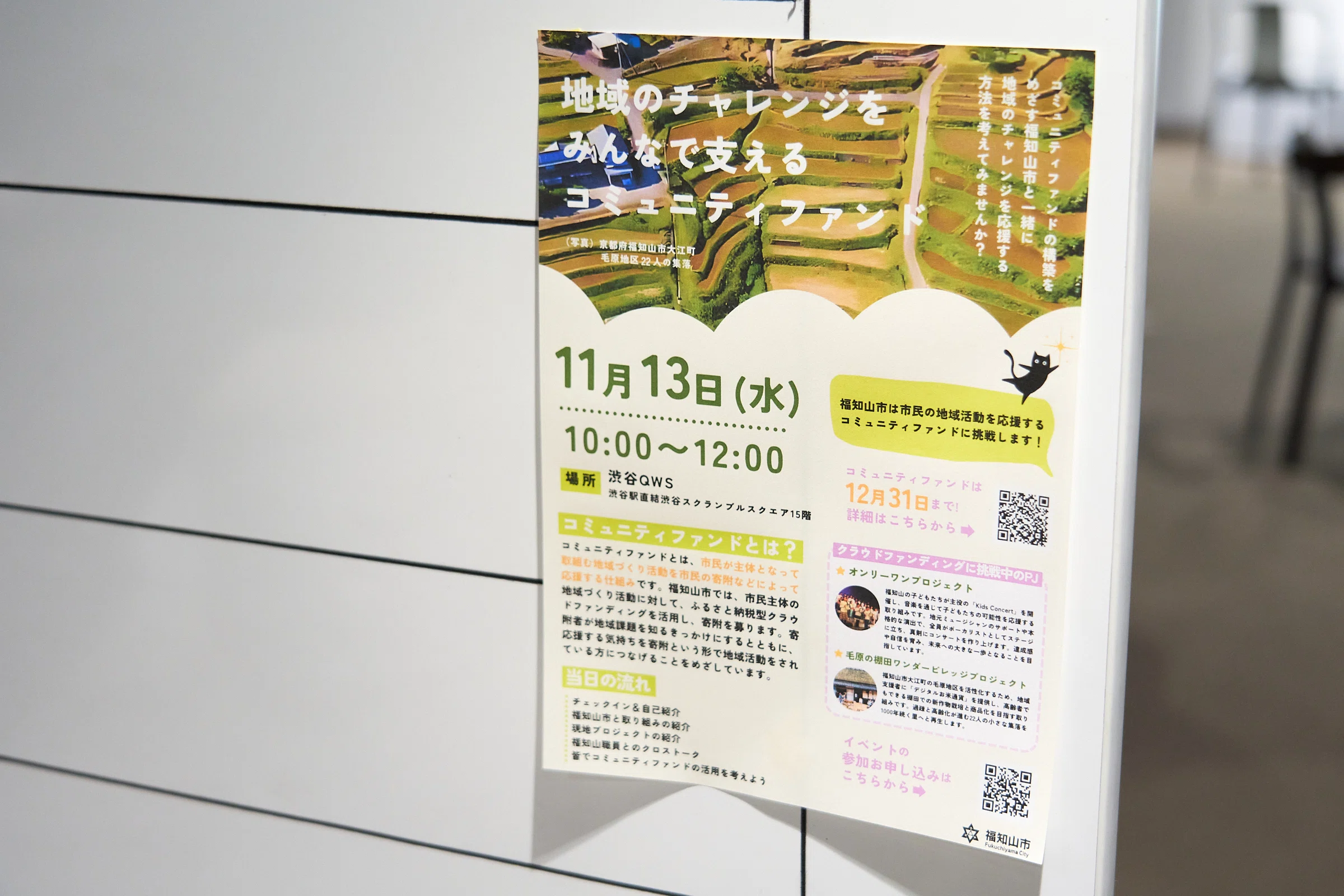 福知山のチャレンジをみんなで応援！ コミュニティファンド関連