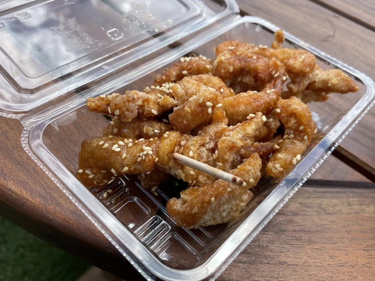 もり山の鶏皮からあげ(タレ)