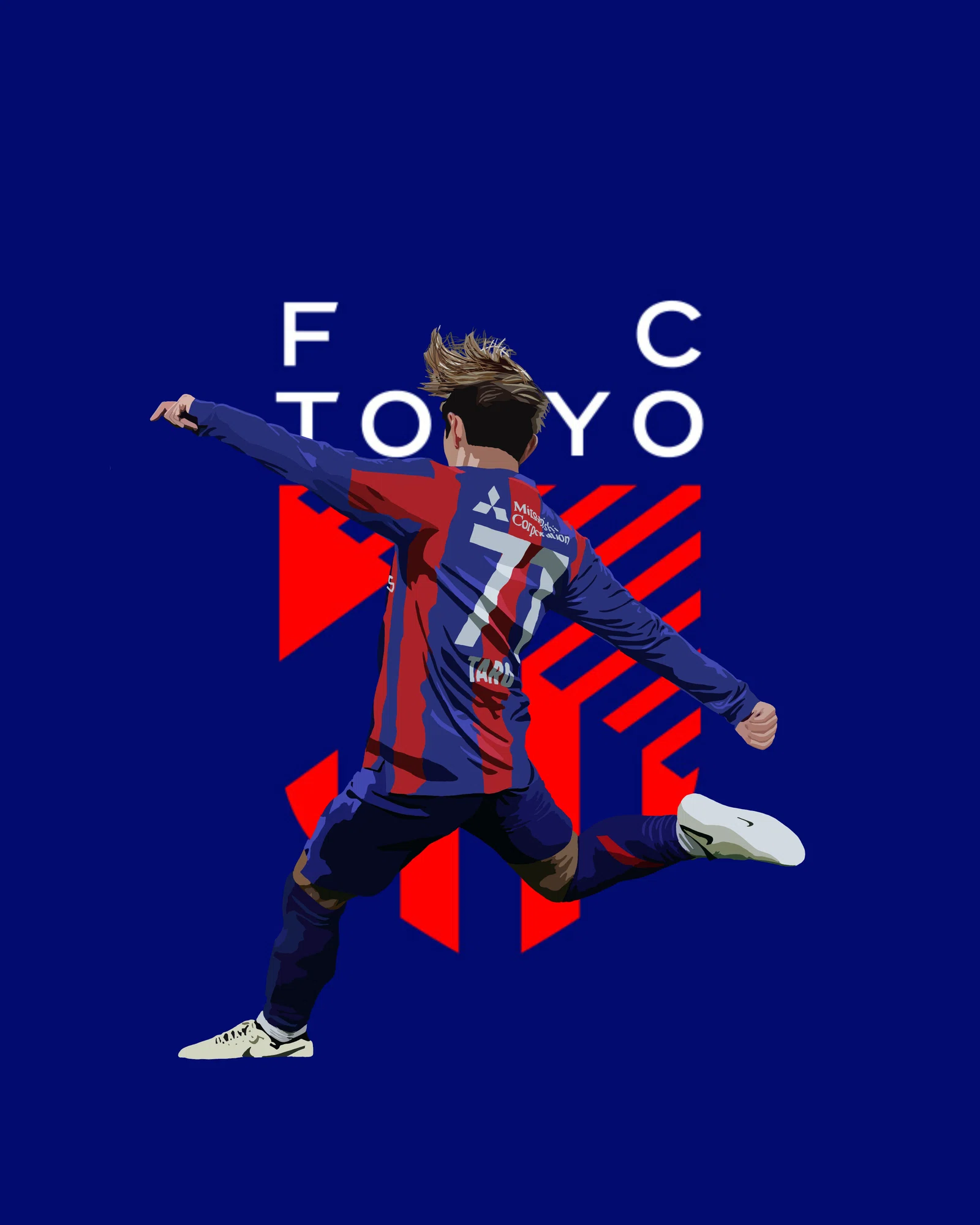 FC東京】荒木遼太郎イラスト|442 /よんよんに。 FC東京】荒木遼太郎イラスト|442 /よんよんに。