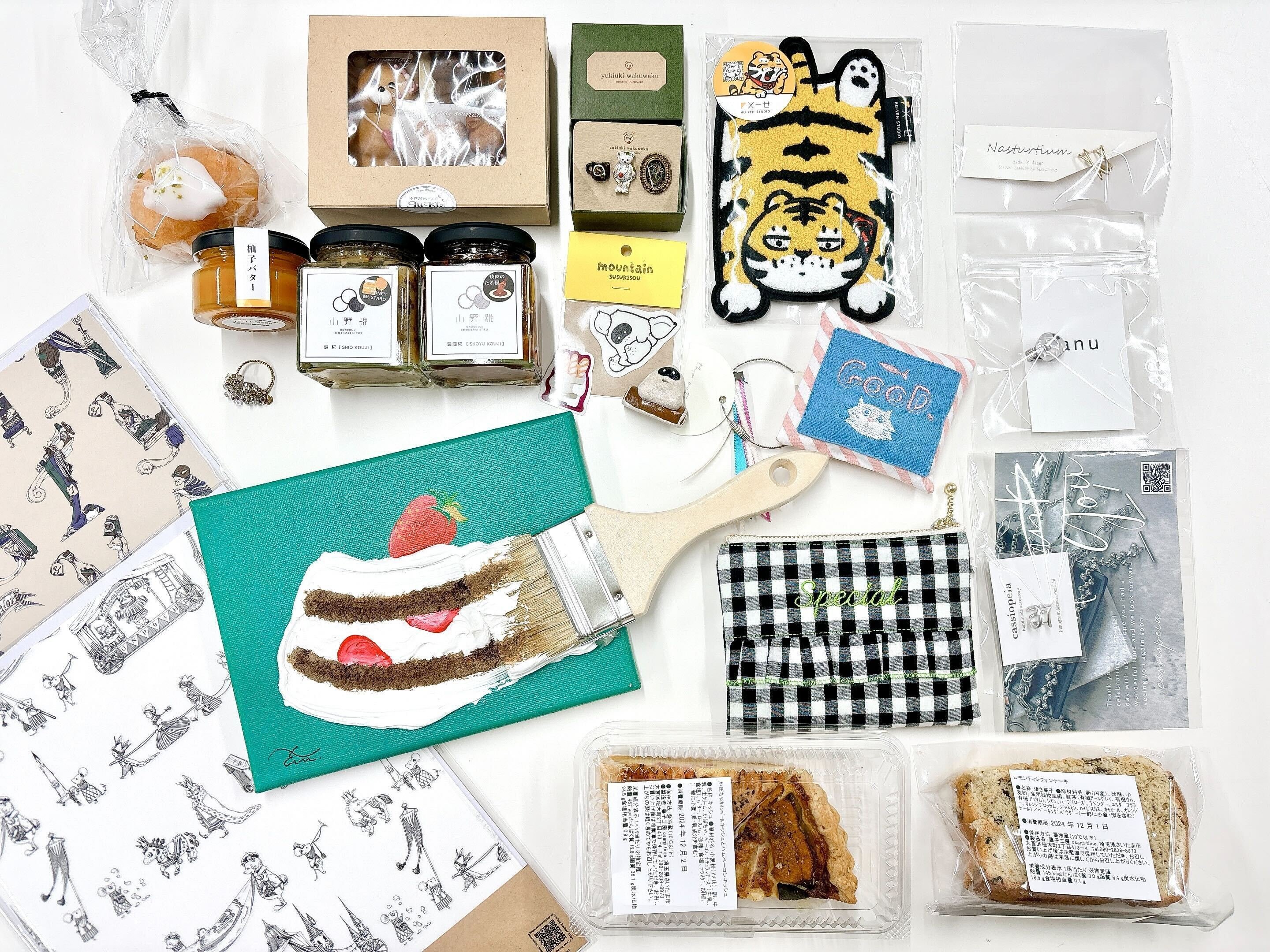 ミニダルマ　ハンドメイド ハンマケ戦利品 】minneのハンドメイドマーケット2024で買ったもの