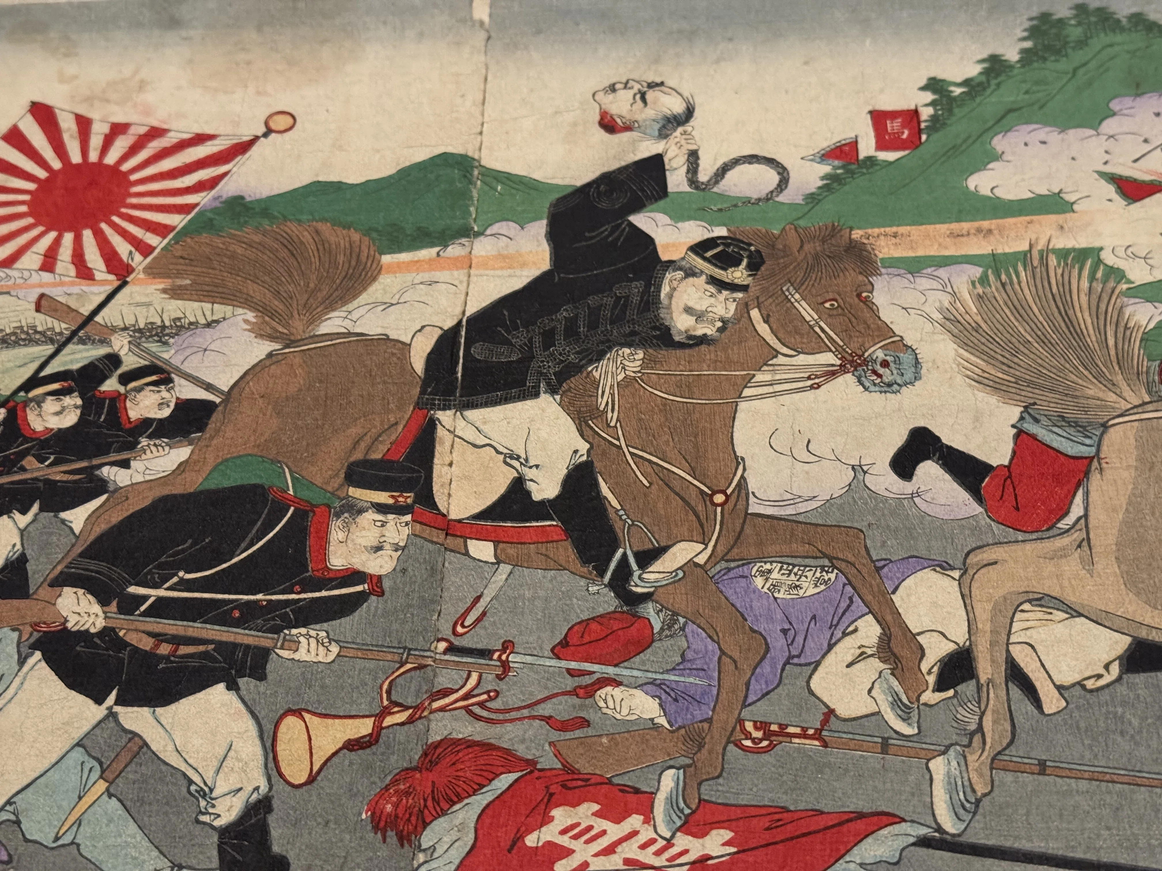 日清戦争を描いた錦絵で新たな発見ーモリナガ・ヨウさまの「迷宮歴史