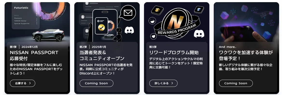 日産自動車、Web3の概念とブロックチェーン技術を活用した新サービス 日産自動車、Web3の概念とブロックチェーン技術を活用した新サービス