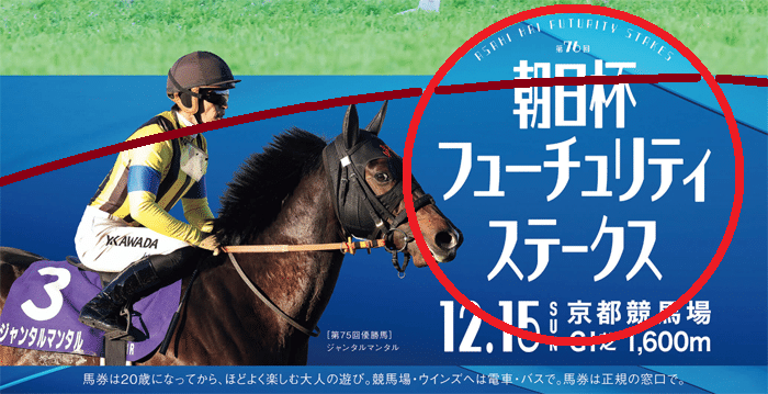 2024朝日杯フューチュリティステークス ポスター｜日本サイン競馬会