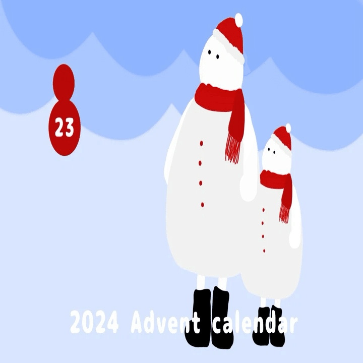みんはいアドベントカレンダー23☃ スノーマン｜Sen-sing