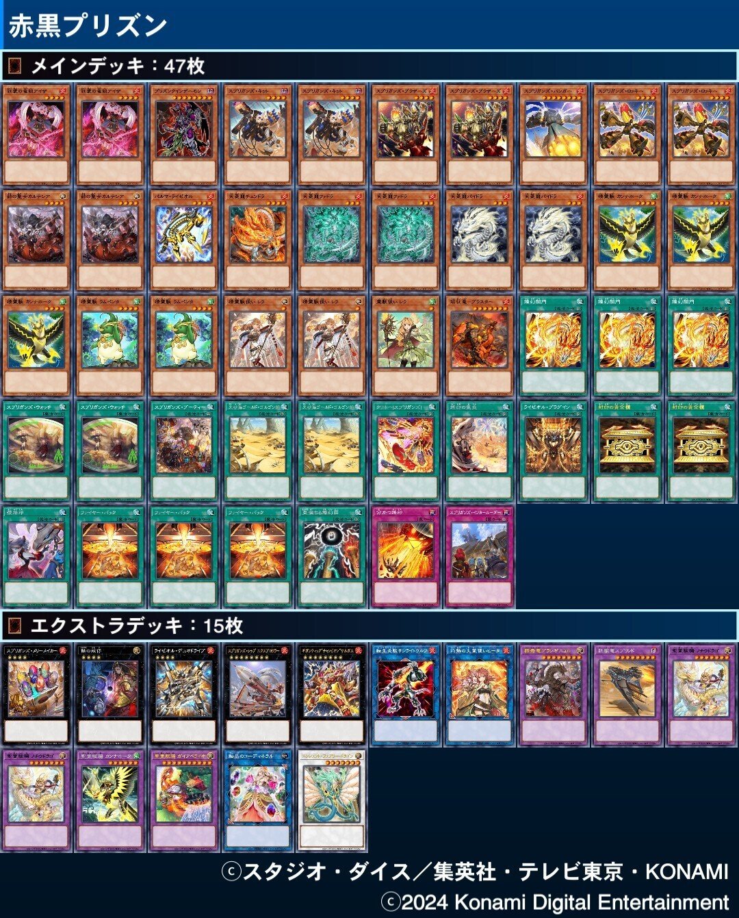 活路エグゾ 2024年に作成したデッキ紹介｜re1ns