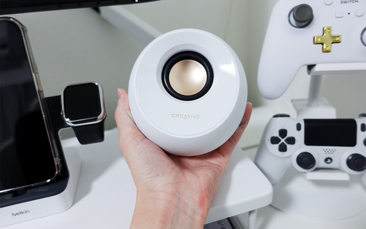 Creative Pebble ホワイトスピーカーを使った感想｜shunsuke〔駿介〕