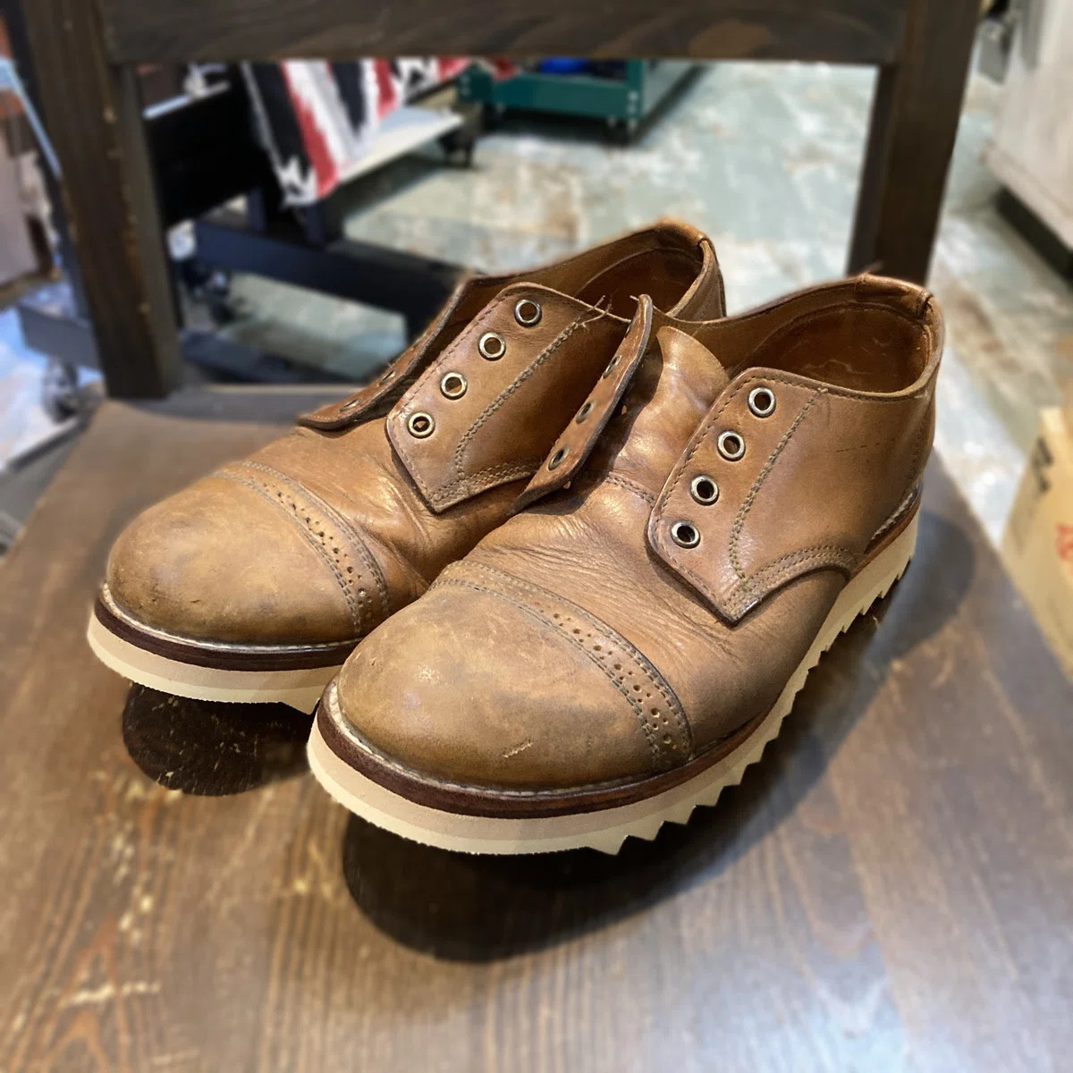 Resole/Sole Custom] PISTOLERO OX Shoes｜CREA Repair & Handcrafts/roca